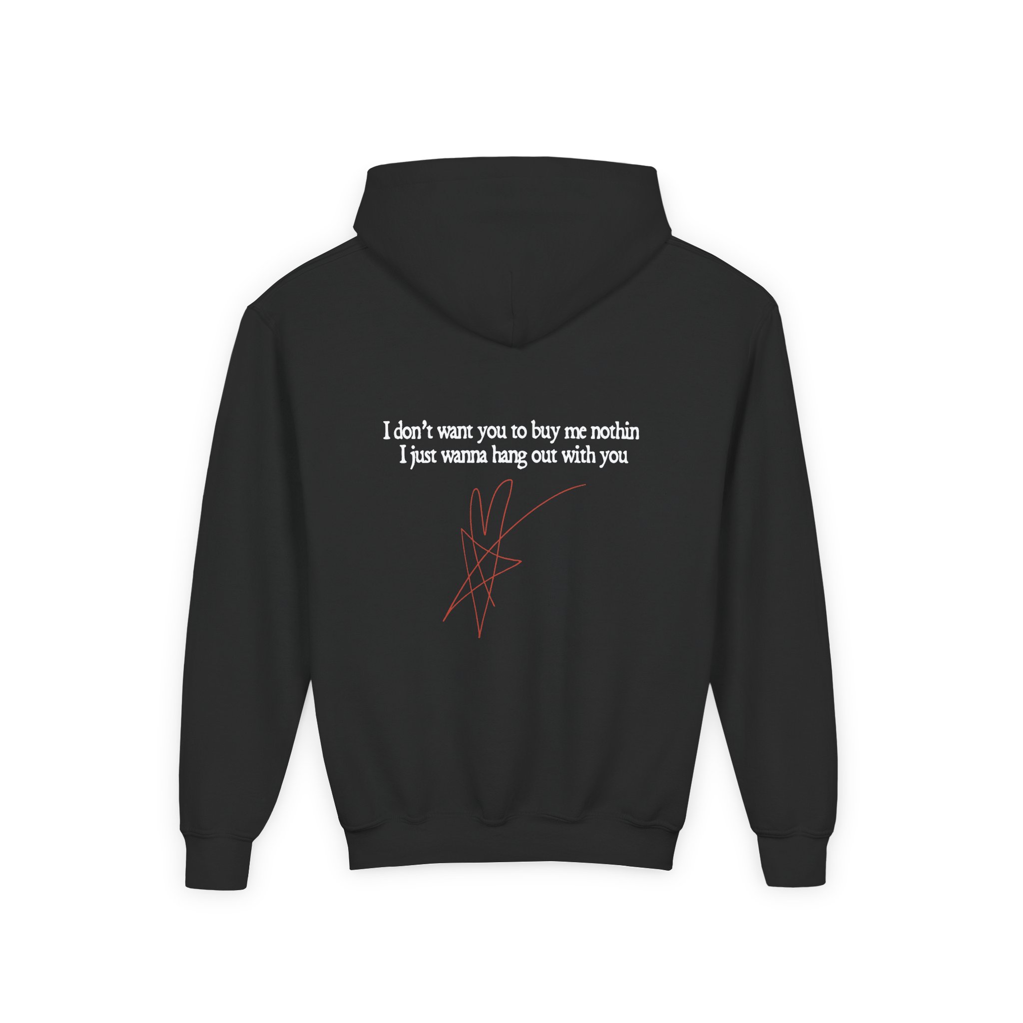 Blue October Skeleton Buddies Youth Heavy Blend Hooded Sweatshirt - Image 2