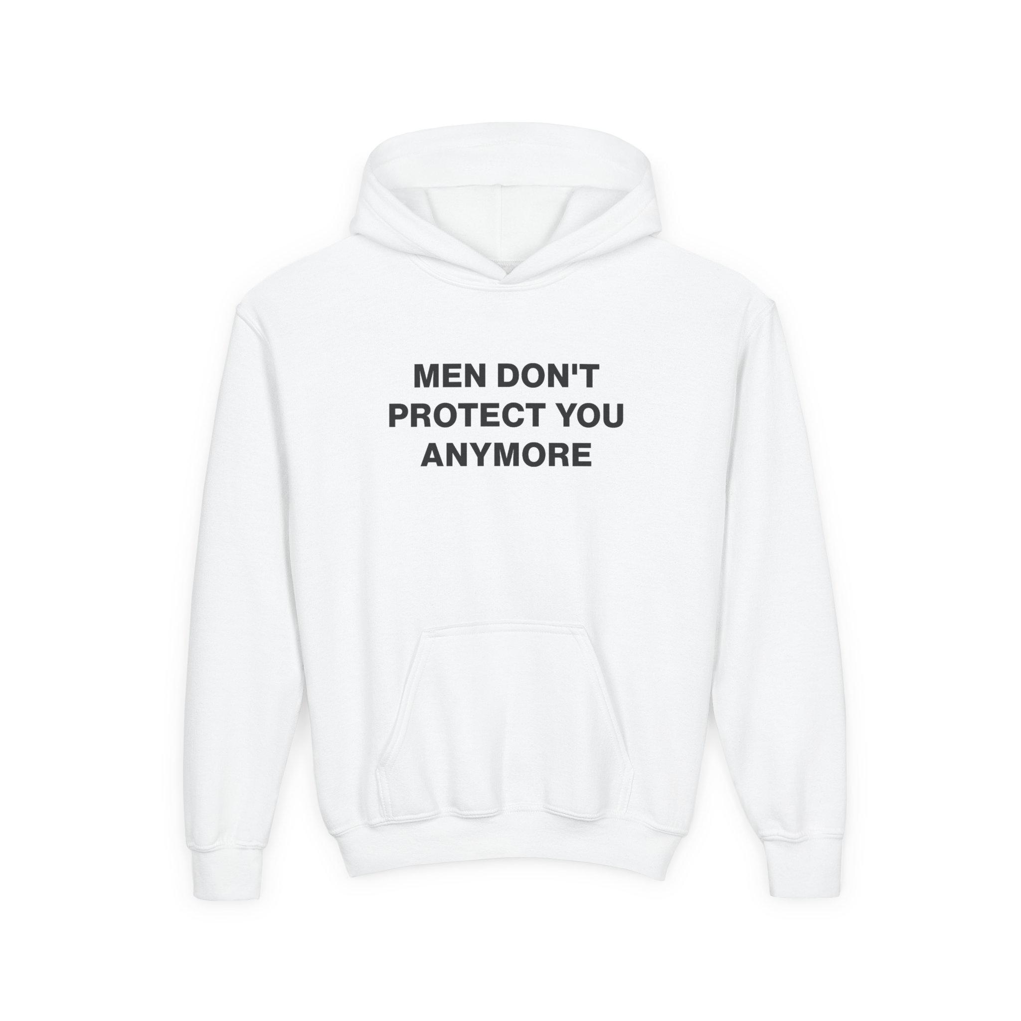Jenny Holzer Men Don´t Protect You Anymore Youth Heavy Blend Hooded Sweatshirt