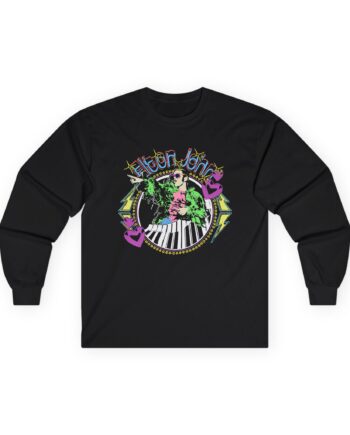 Ej Farewell Distressed Threshold Piano Hearts Unisex Ultra Cotton Long Sleeve Tee