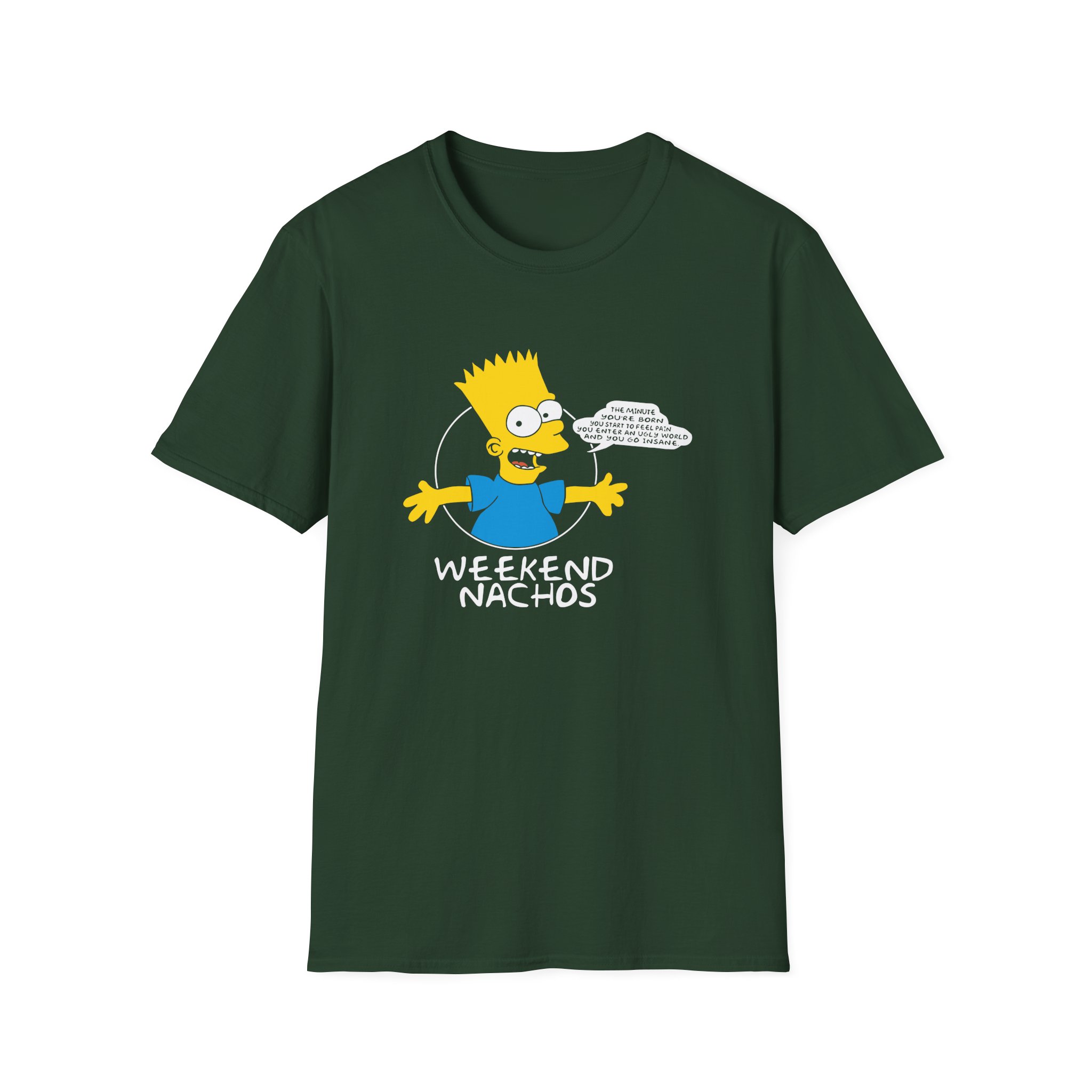 Weekend Nachos Unisex Softstyle T-Shirt - Image 9