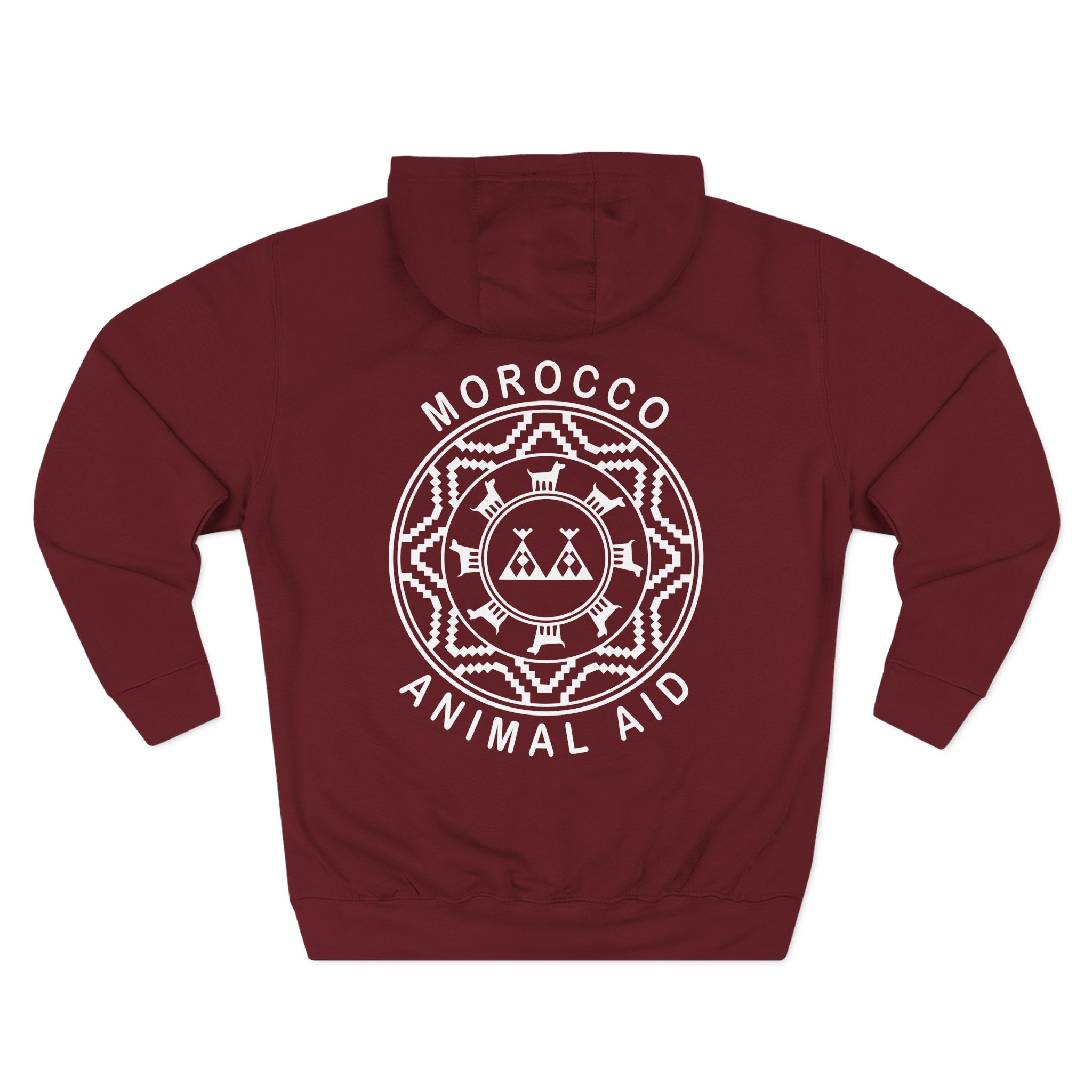 Kinging It Morocco Animal Aid Three-Panel Fleece Hoodie - Image 14