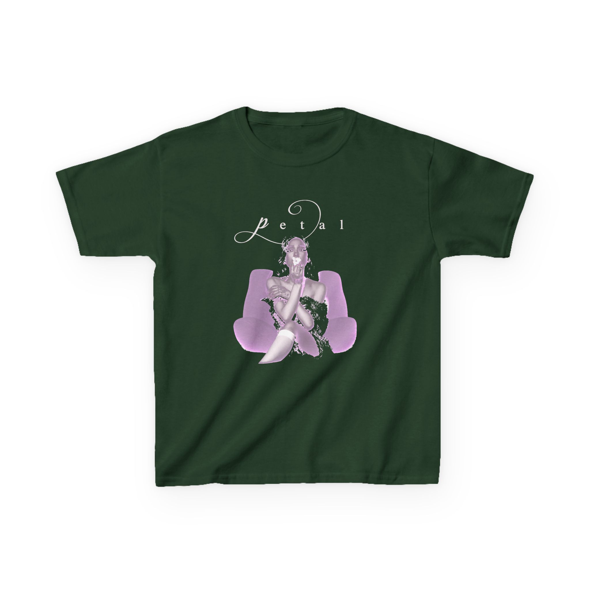 AG petal script Kids Heavy Cotton™ Tee - Image 5