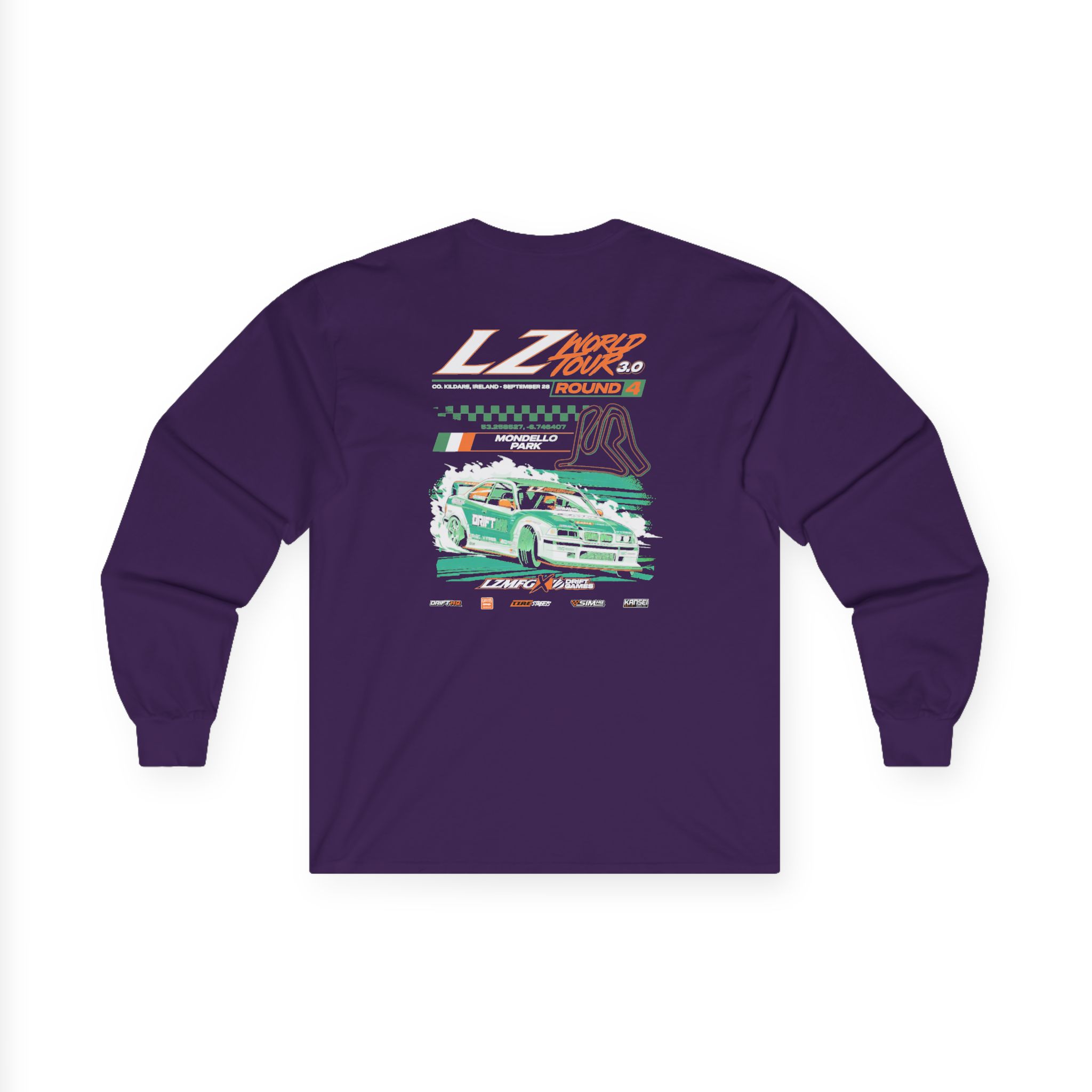 Adam LZ Ireland Event Unisex Ultra Cotton Long Sleeve Tee - Image 8