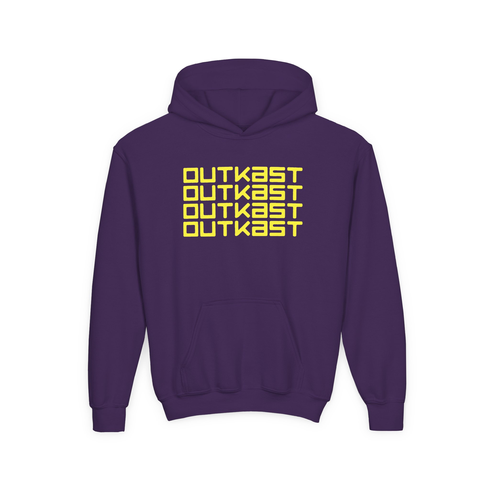 Youth Outkast Logo Repeat Heavy Blend Hooded Sweatshirt - Image 13