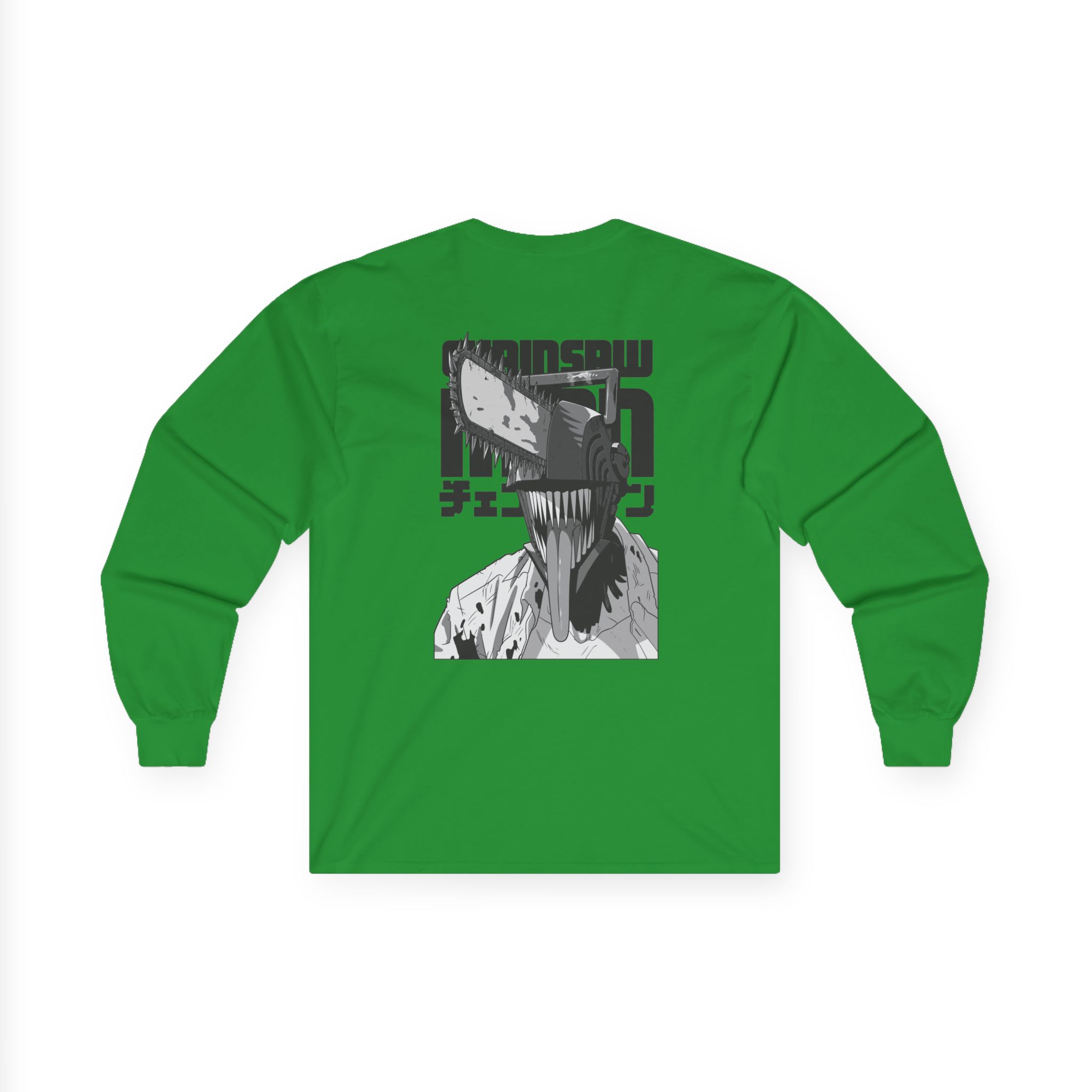 Chainsaw Man Bordeaux Smile Unisex Ultra Cotton Long Sleeve Tee - Image 10