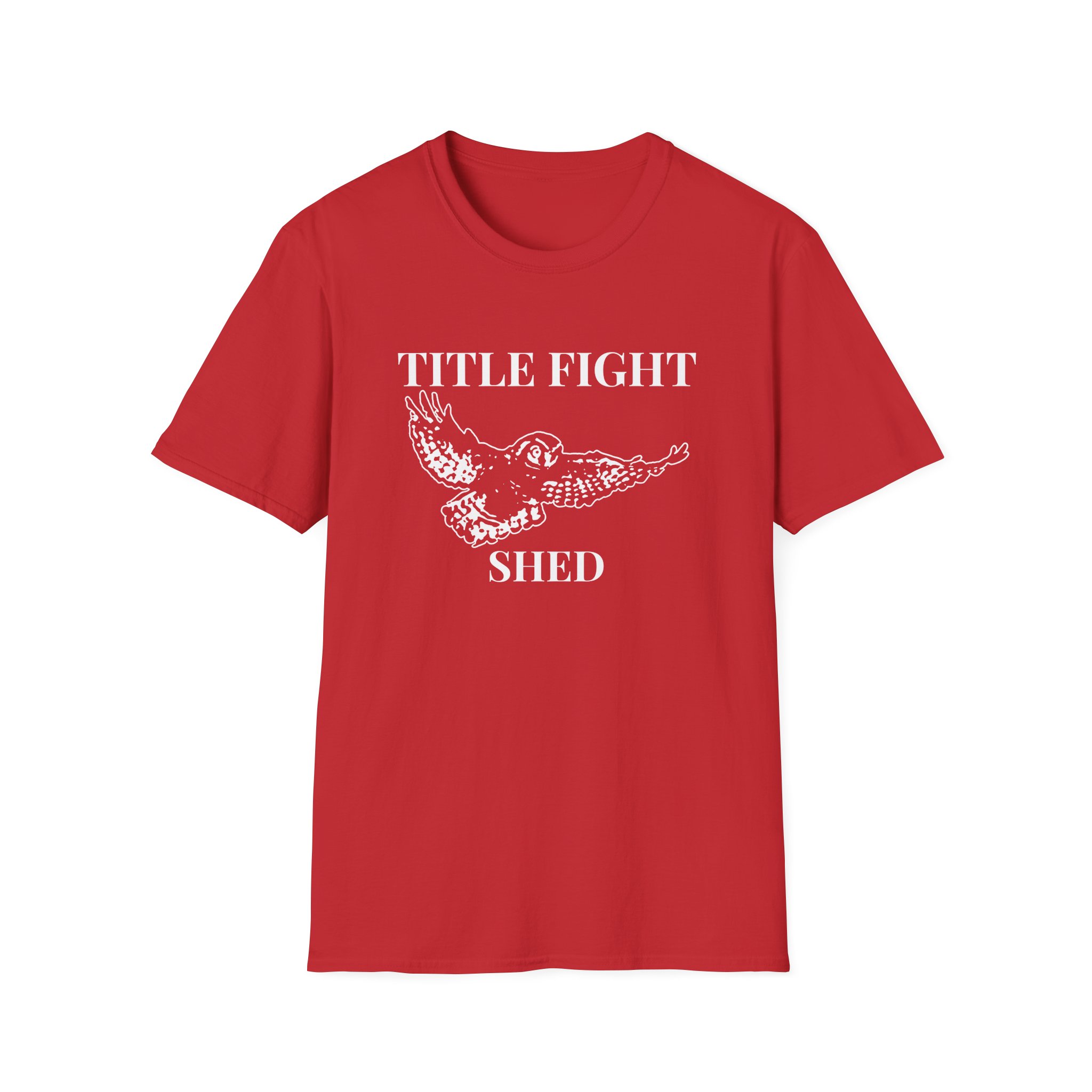 Cold Cuts Title Fight Shed Owl Unisex Softstyle T-Shirt - Image 25
