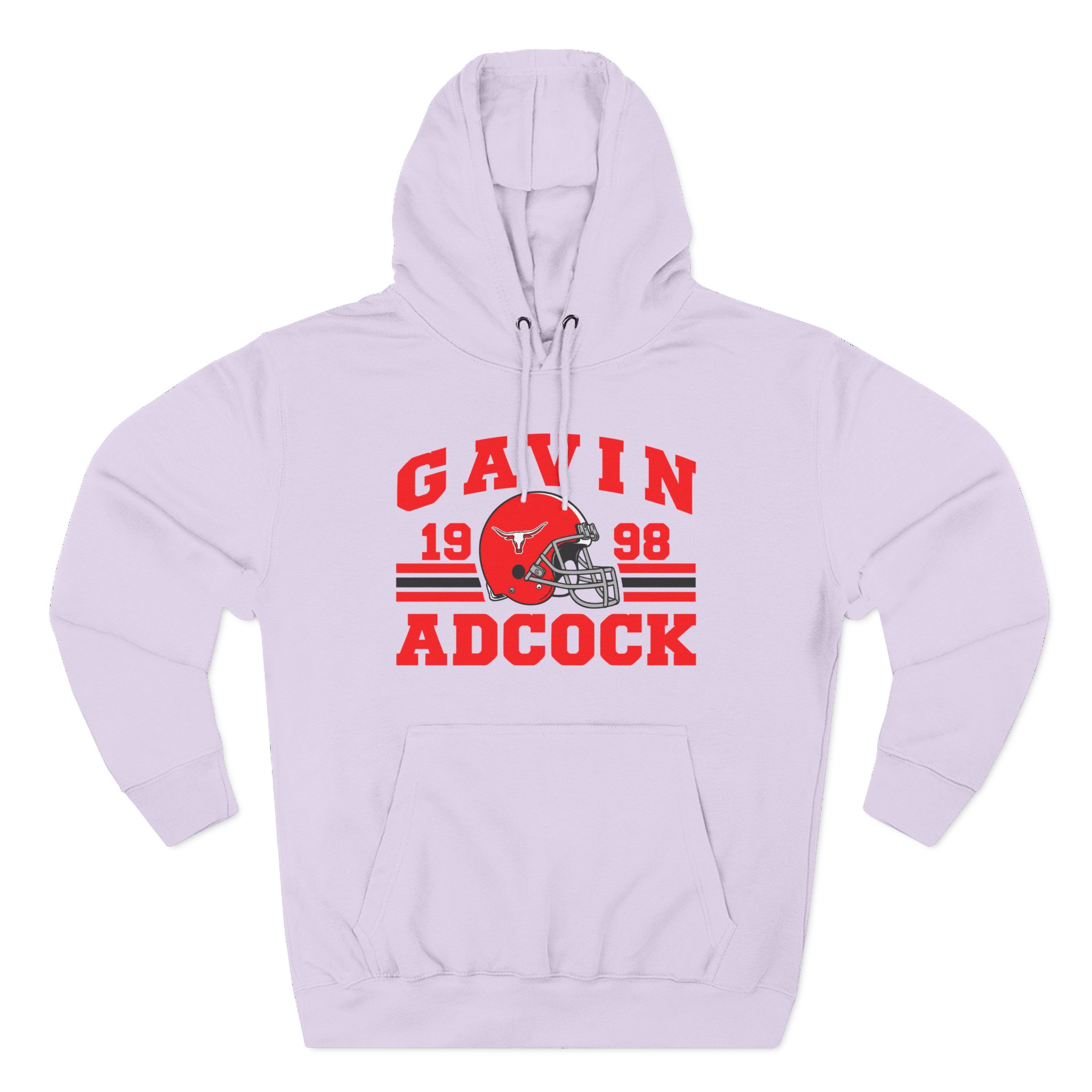 Gavin Adcock Football Three-Panel Fleece Hoodie - Image 11
