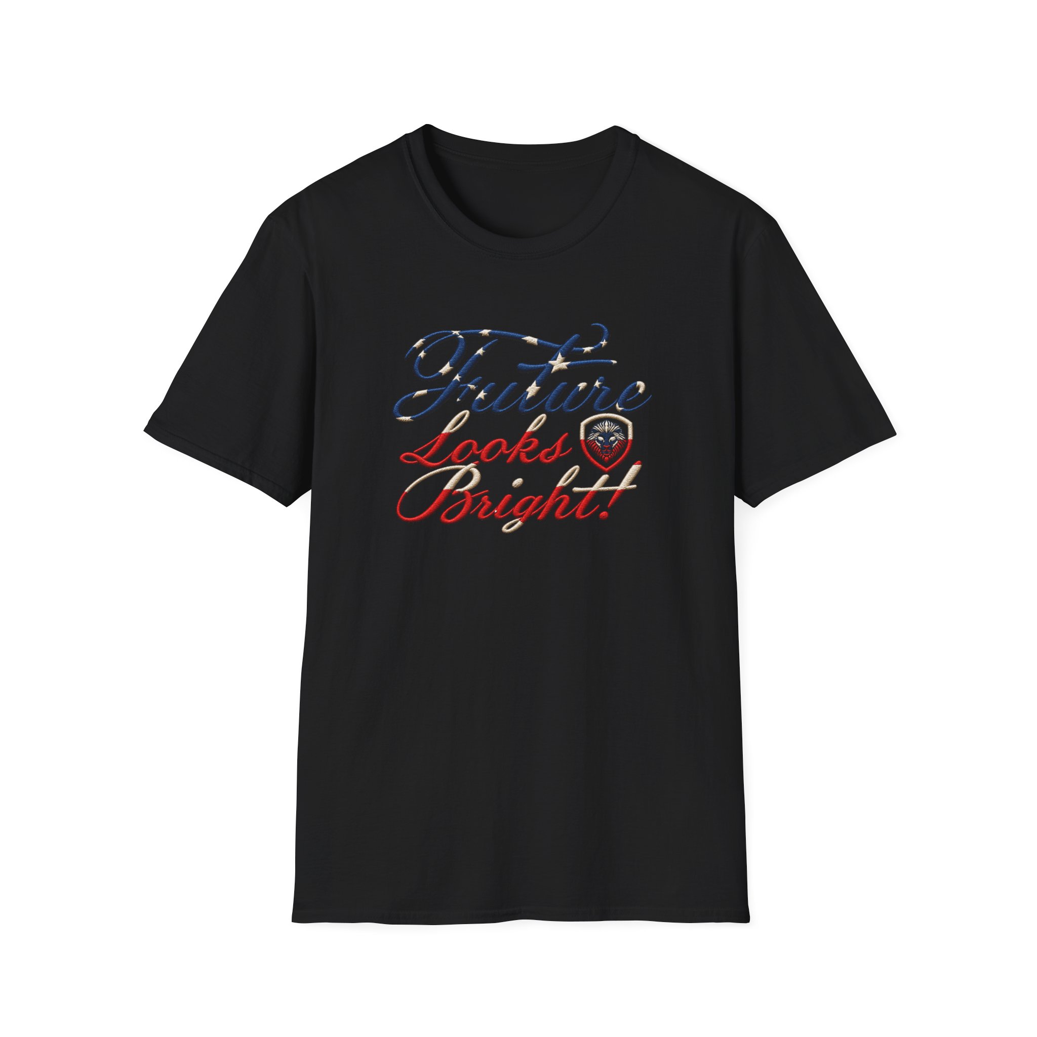 Valuetainment Flb Flag Script Unisex Softstyle T-Shirt