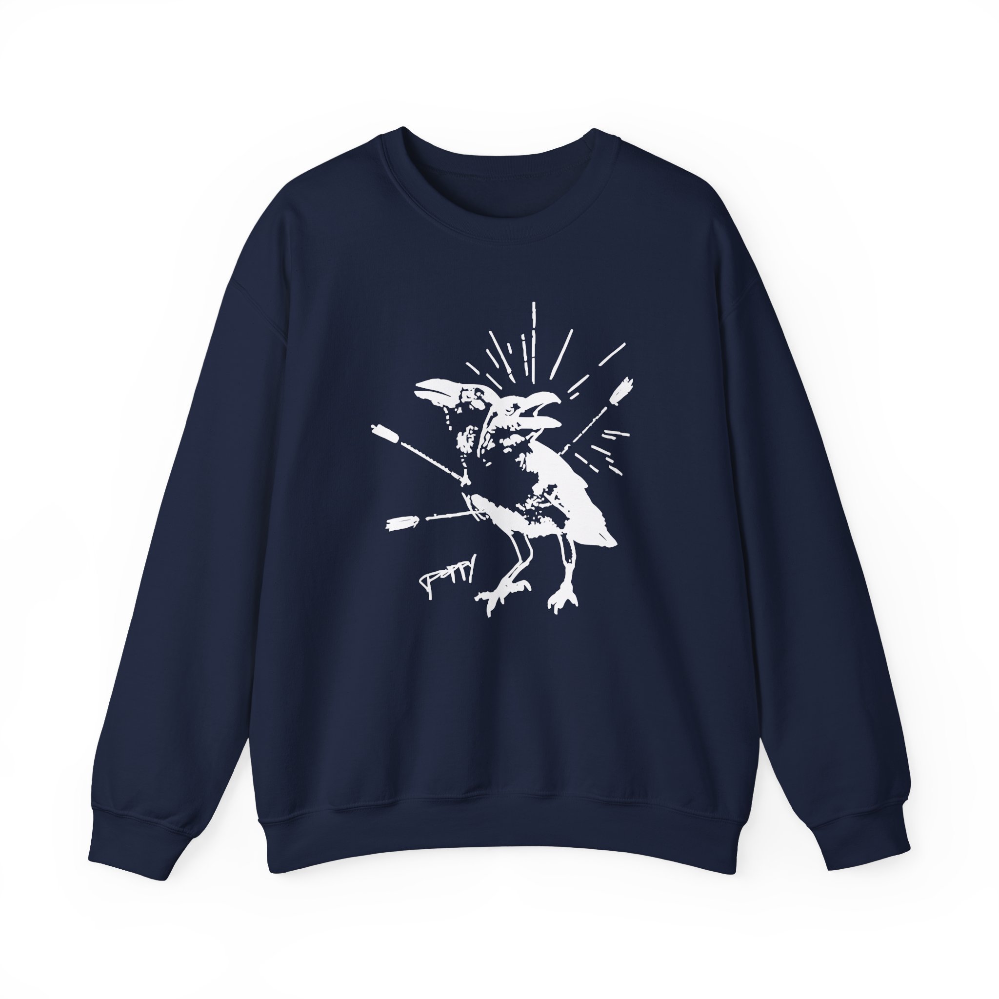 Poppy Coward Birds Unisex Heavy Blend™ Crewneck Sweatshirt - Image 11