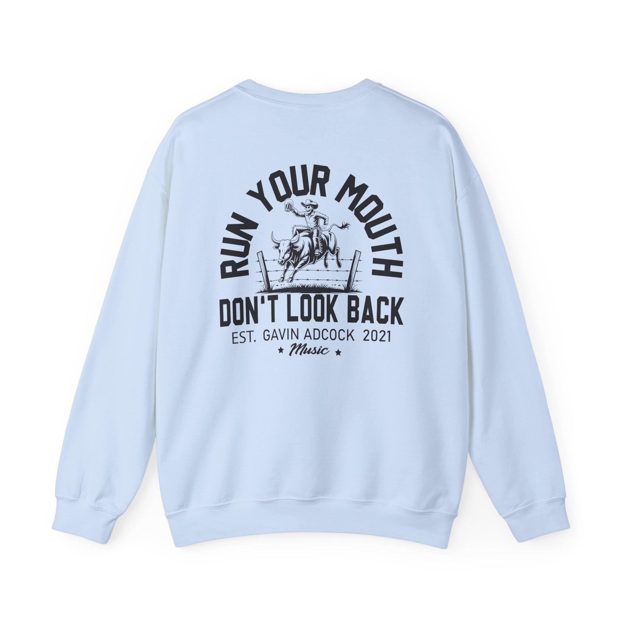 Gavin Adcock Run Your Mouth Unisex Heavy Blend™ Crewneck Sweatshirt - Image 8