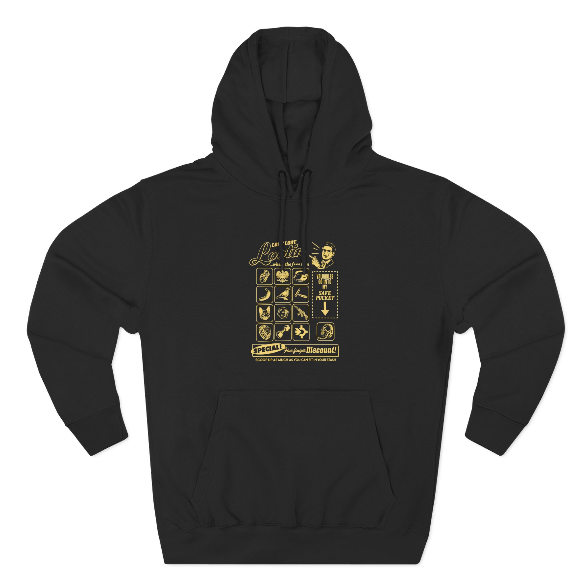 Shroud Loot Loot Three-Panel Fleece Hoodie
