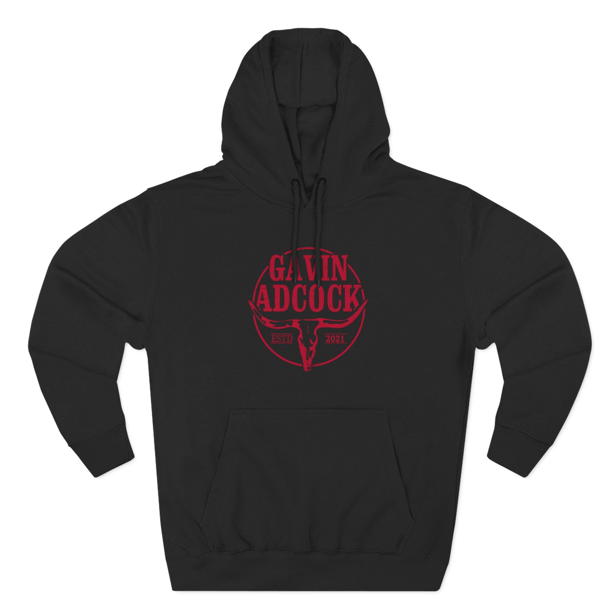 Gavin Adcock Logo Three-Panel Fleece Hoodie