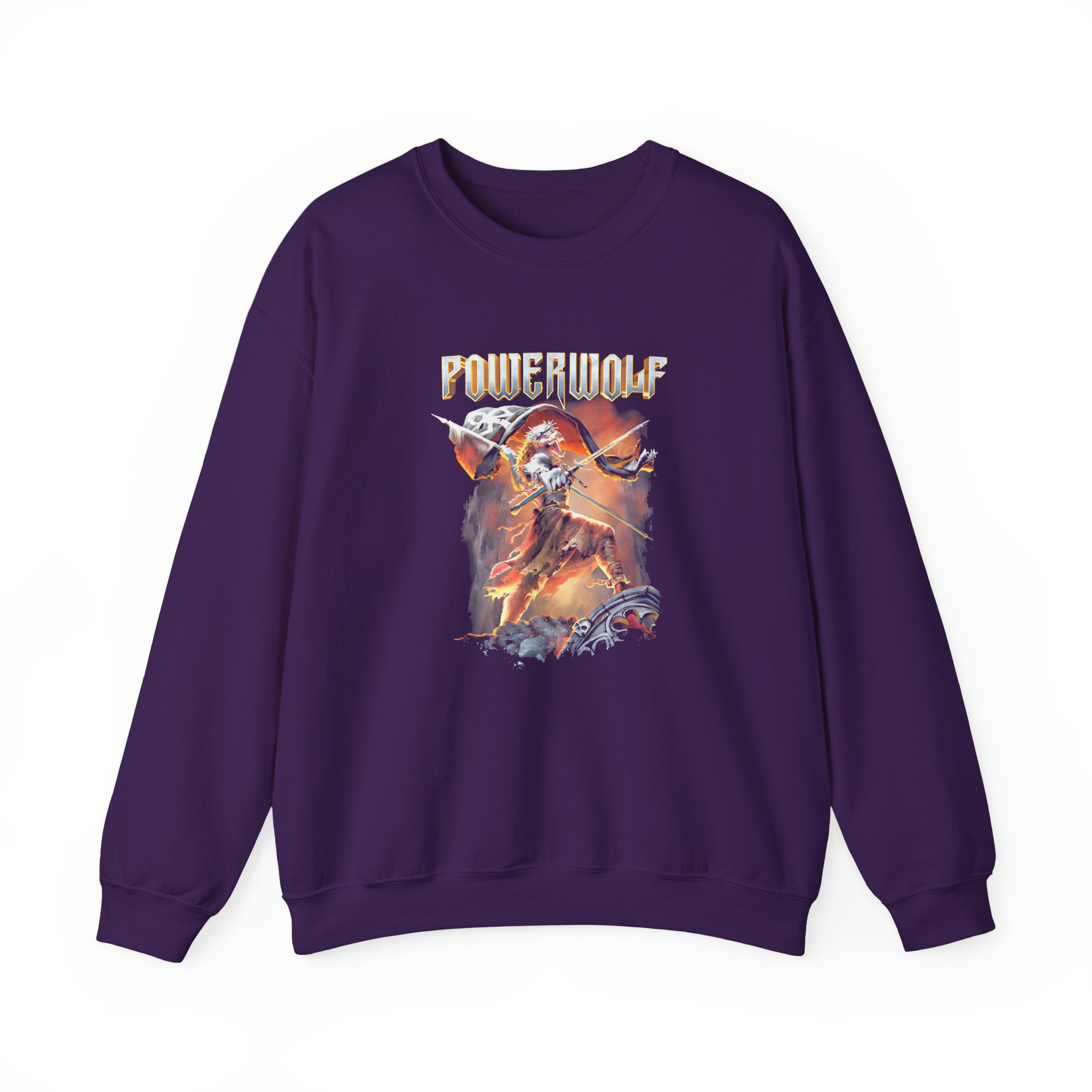 Powerwolf Wild for Life Unisex Heavy Blend™ Crewneck Sweatshirt - Image 9