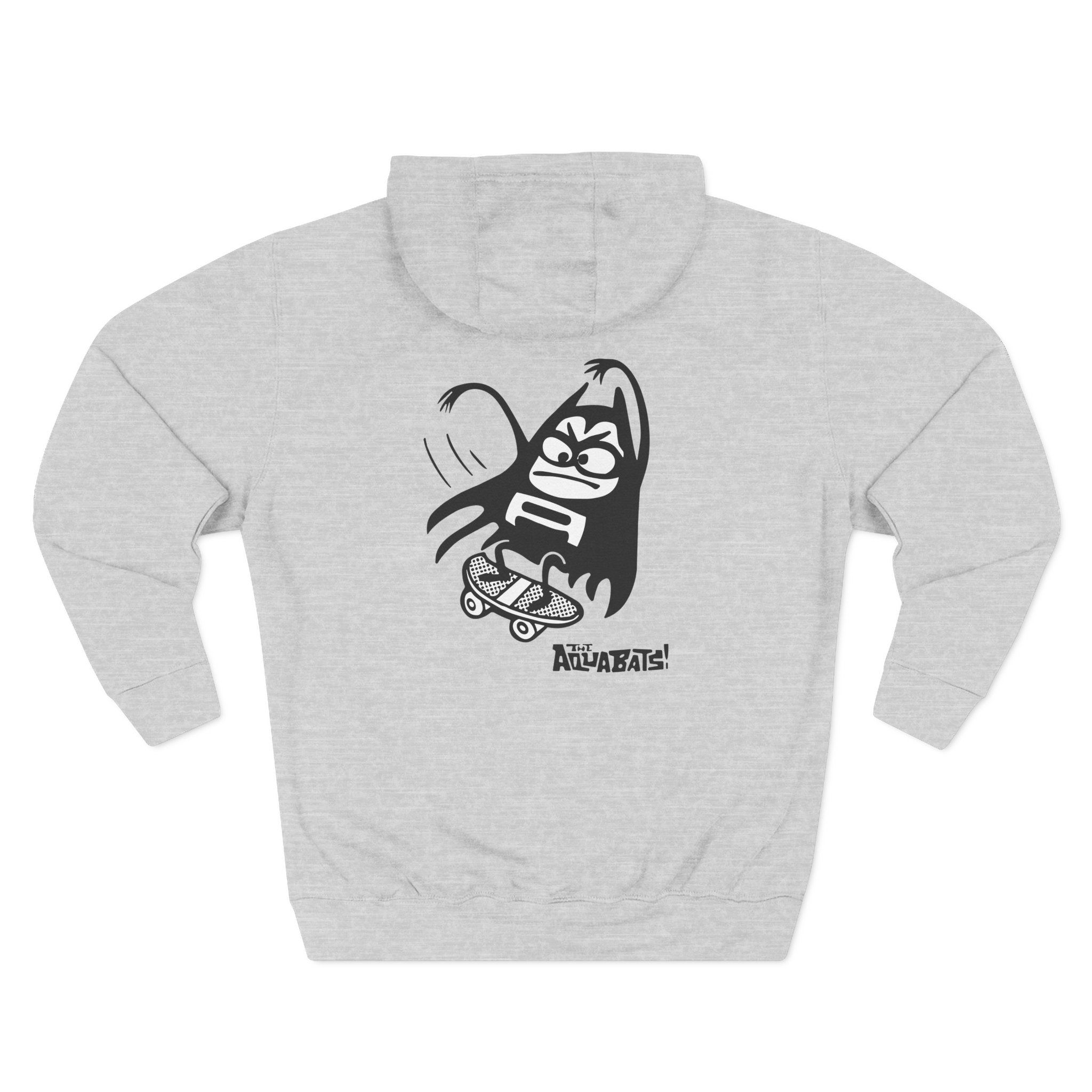 The Aquabats Lil Bat Skateboard Three-Panel Fleece Hoodie - Image 6