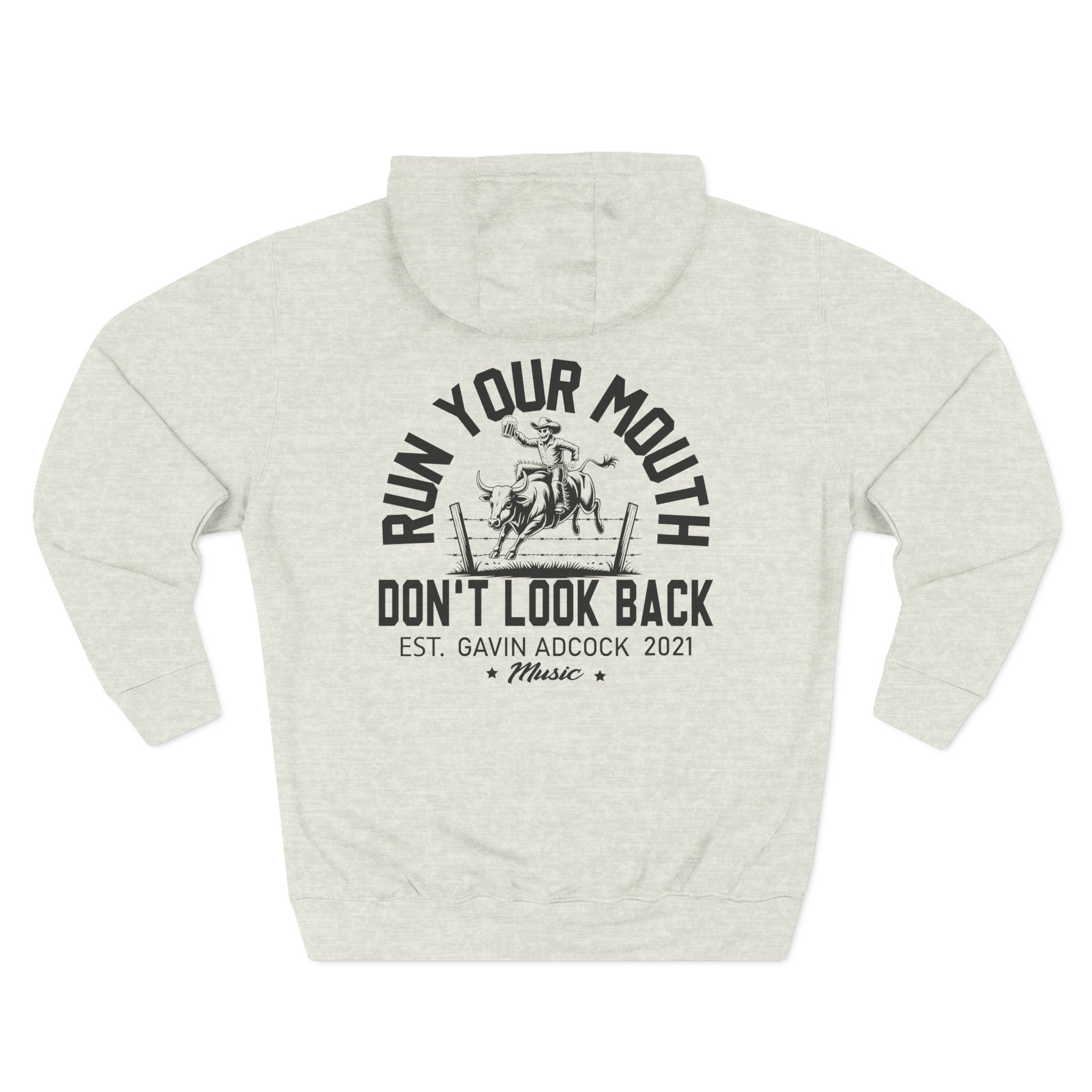 Gavin Adcock Run Your Mouth Three-Panel Fleece Hoodie - Image 10