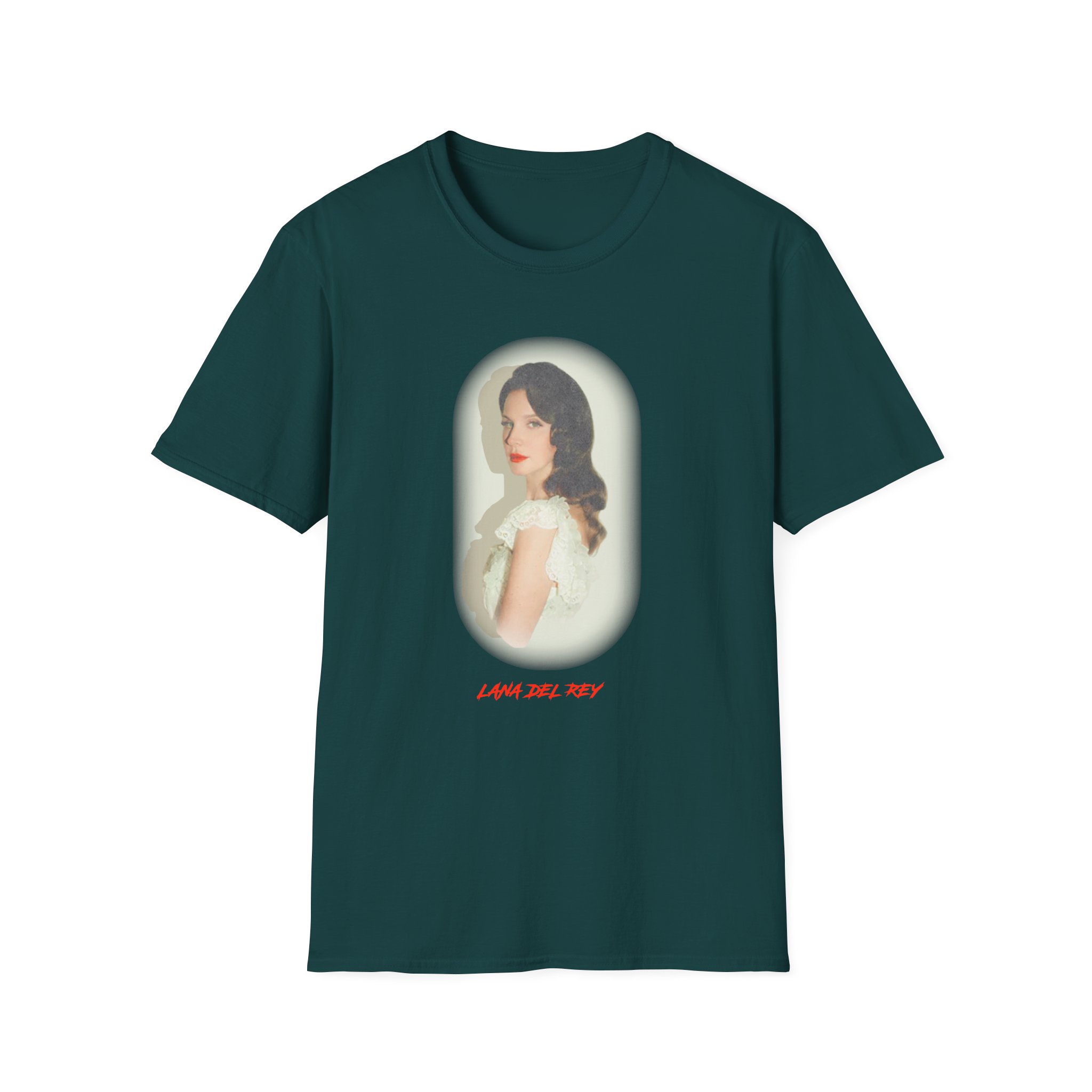 Lanadelrey Indio Portrait Unisex Softstyle T-Shirt - Image 15