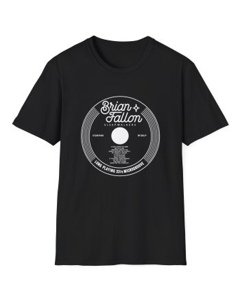 Brian Fallon Record Unisex Softstyle T-shirt