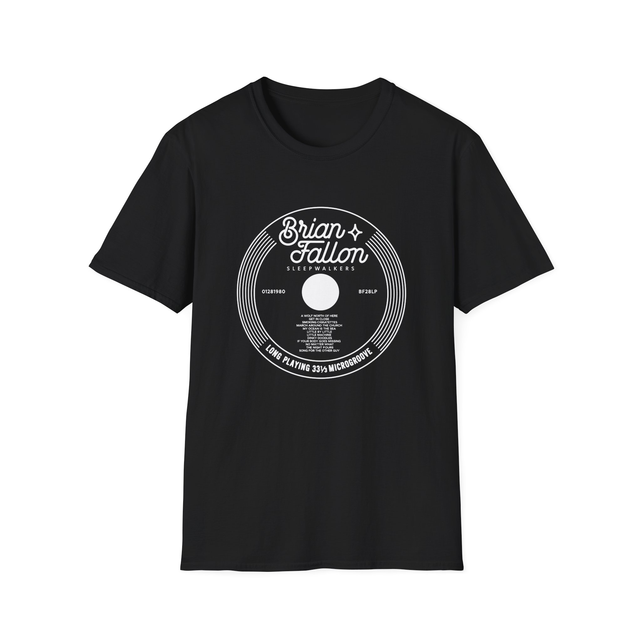 Brian Fallon Record Unisex Softstyle T-shirt