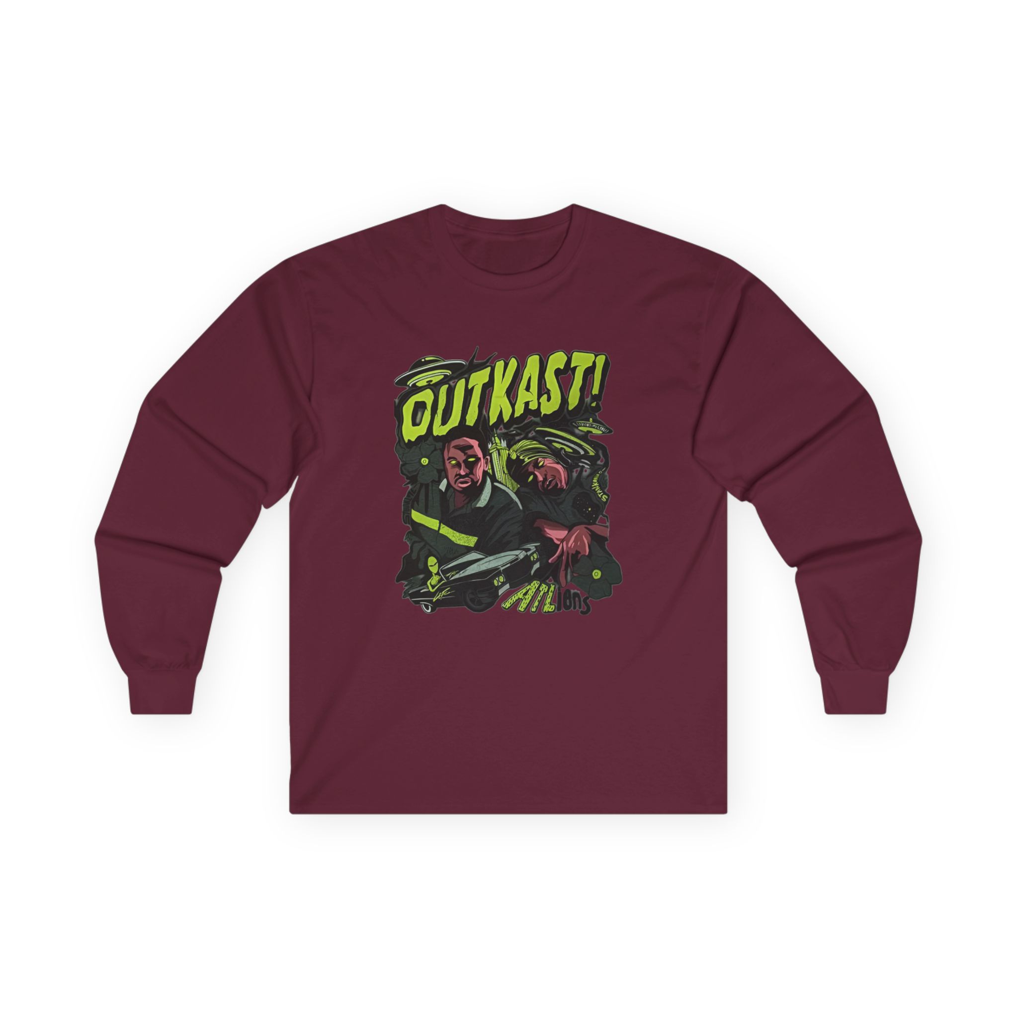 Outkast ATLiens Unisex Ultra Cotton Long Sleeve Tee - Image 3
