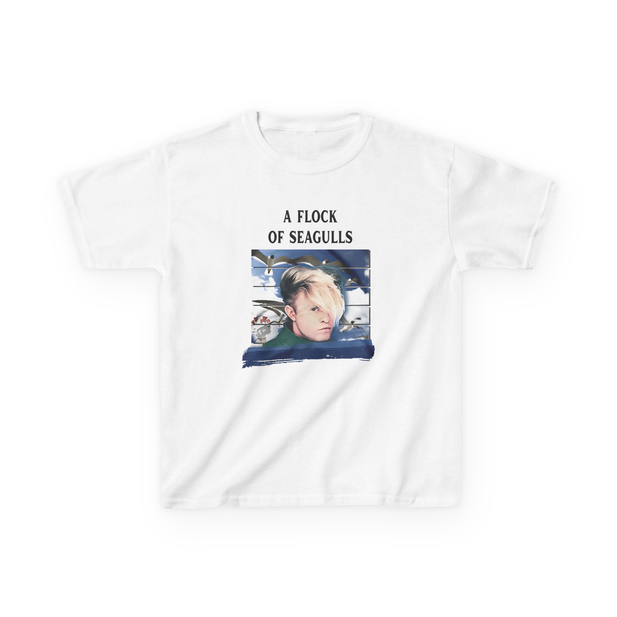 A Flock of Seagulls Birds in Flight Kids Heavy Cotton™ Tee