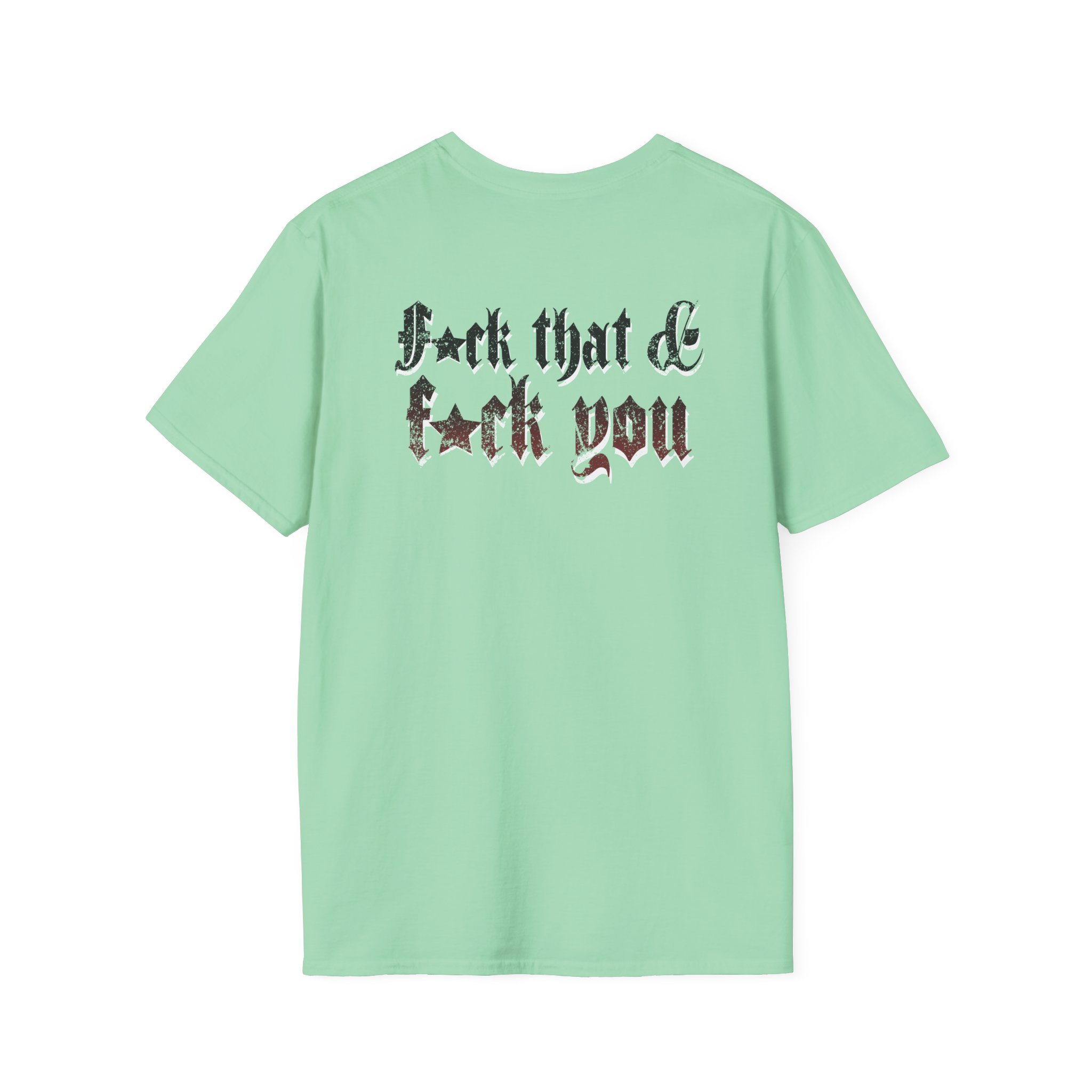Hd F*ck You Unisex Softstyle T-Shirt - Image 14