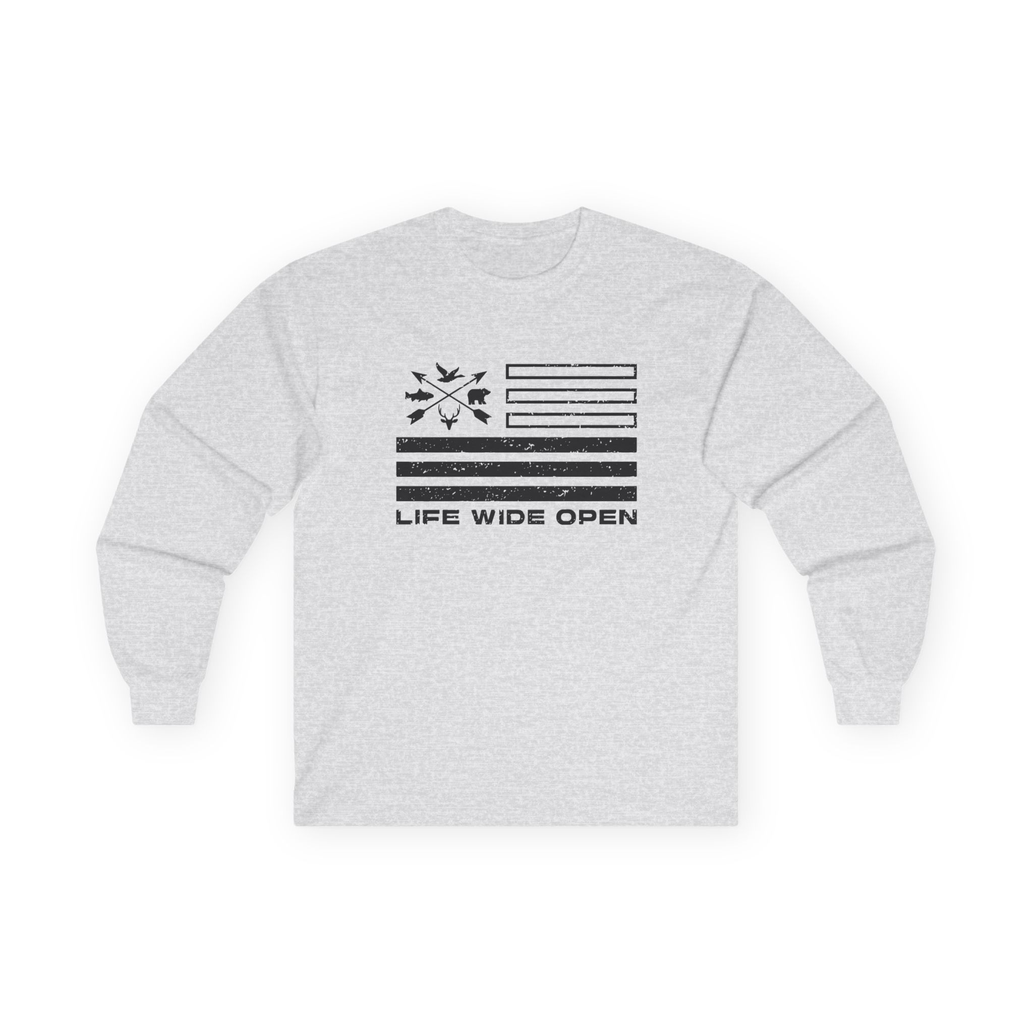 Cboystv Freedom Outdoors Unisex Ultra Cotton Long Sleeve Tee - Image 3