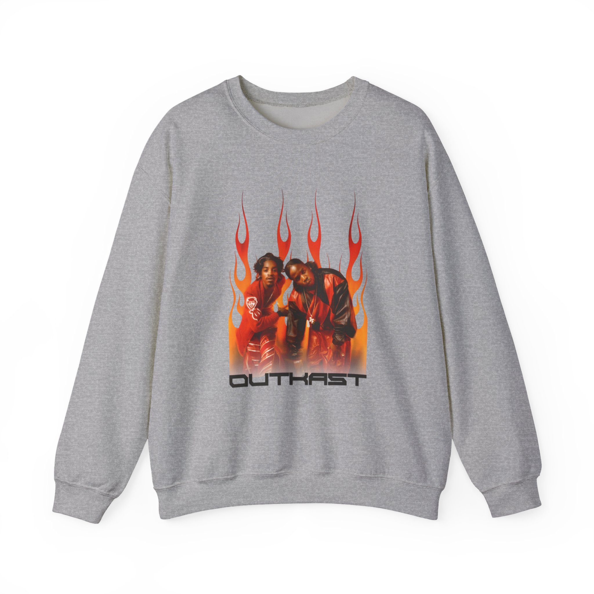 Outkast Flames Unisex Heavy Blend™ Crewneck Sweatshirt - Image 7