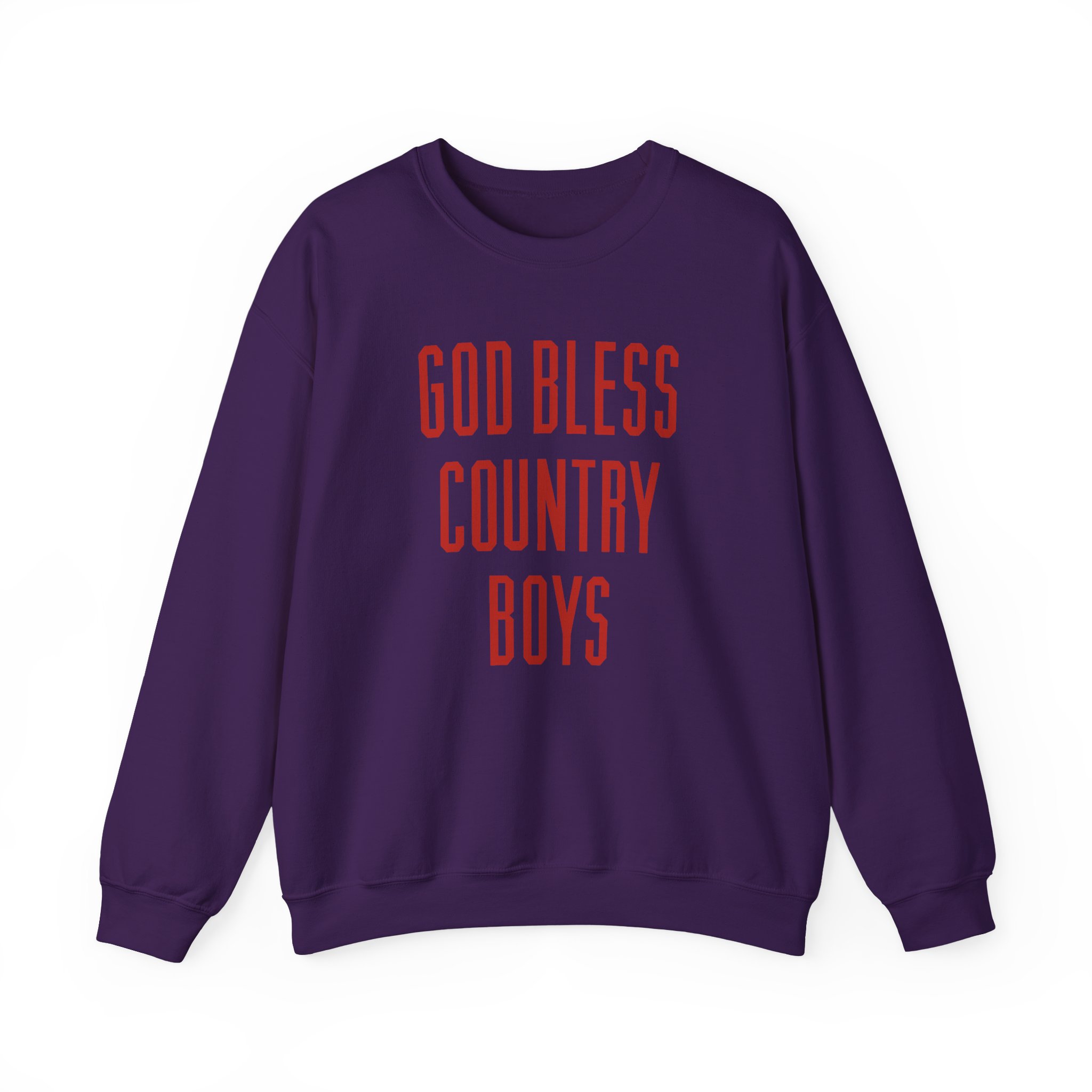 Hd God Bless Country Boys Unisex Heavy Blend™ Crewneck Sweatshirt - Image 15