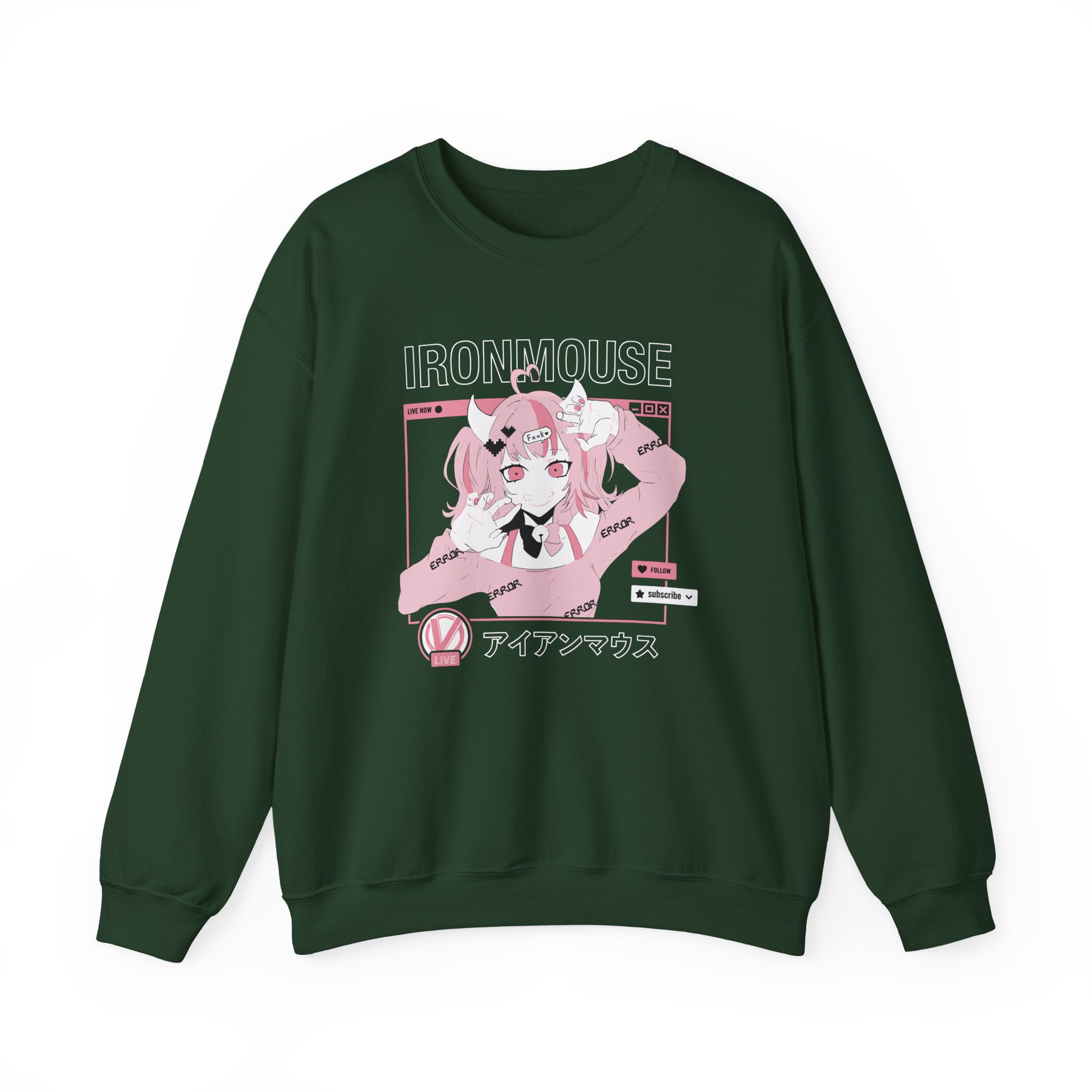 Ironmouse Live Unisex Heavy Blend™ Crewneck Sweatshirt - Image 5