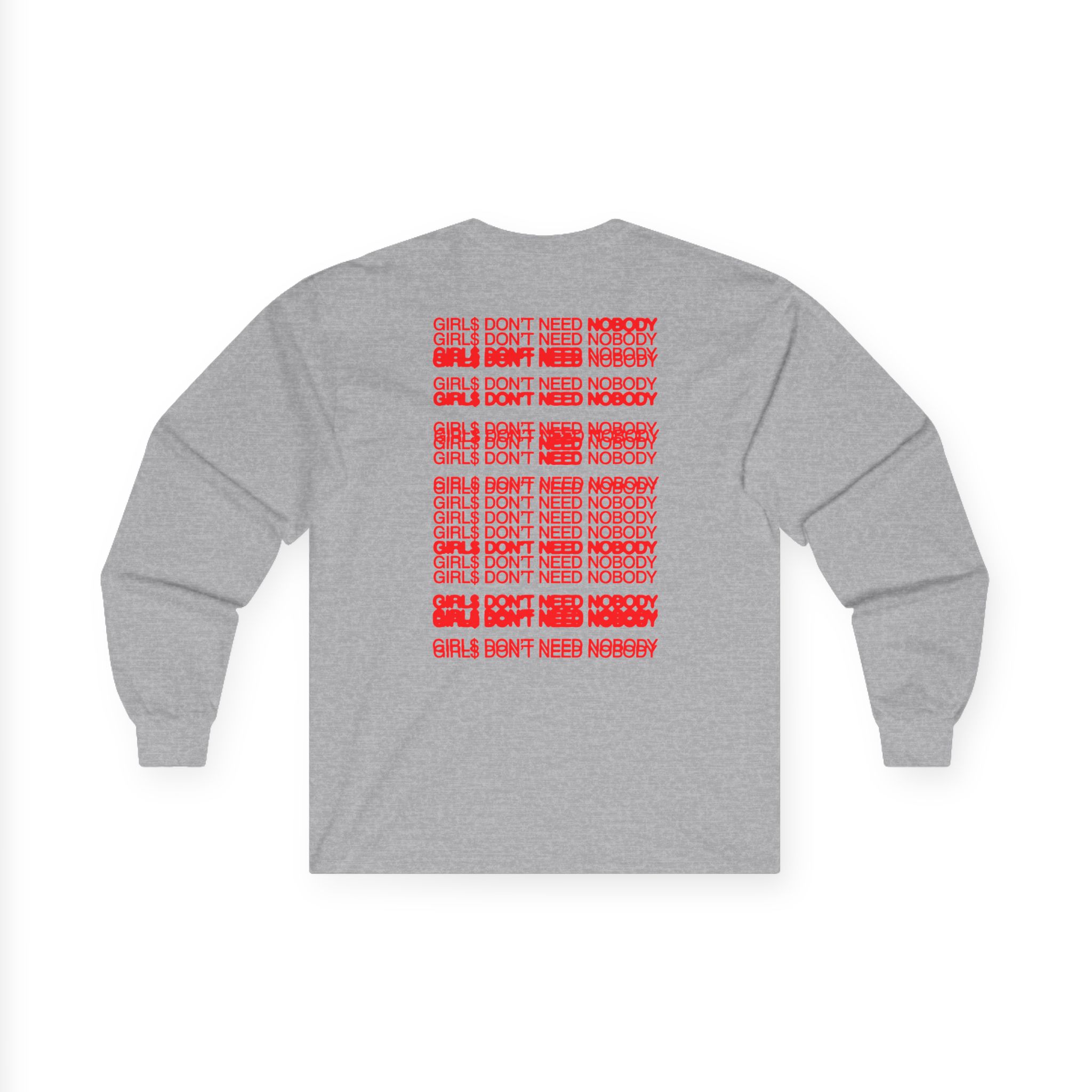 Dom Dolla Don't Need Nobody Repeat Unisex Ultra Cotton Long Sleeve Tee - Image 8