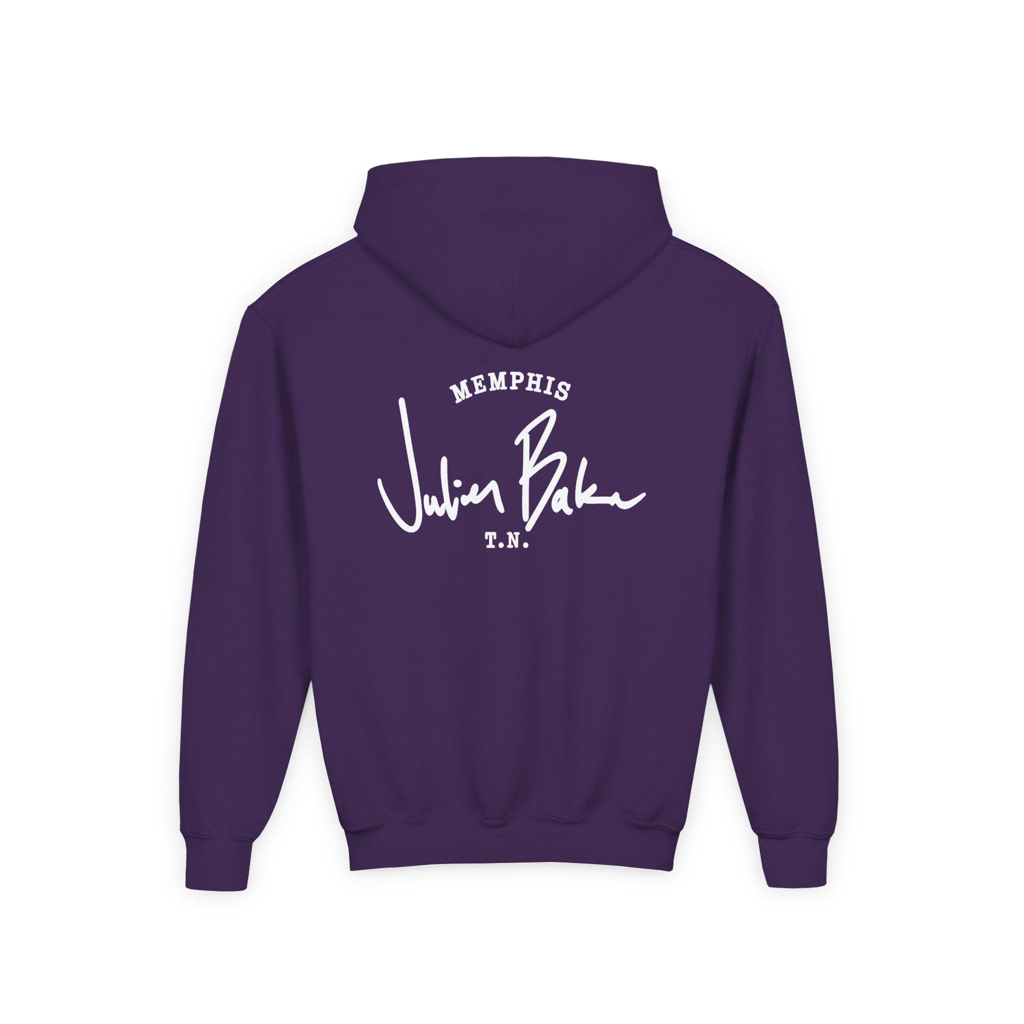 Julien Baker "Work Shirt" Youth Heavy Blend Hooded Sweatshirt - Image 14