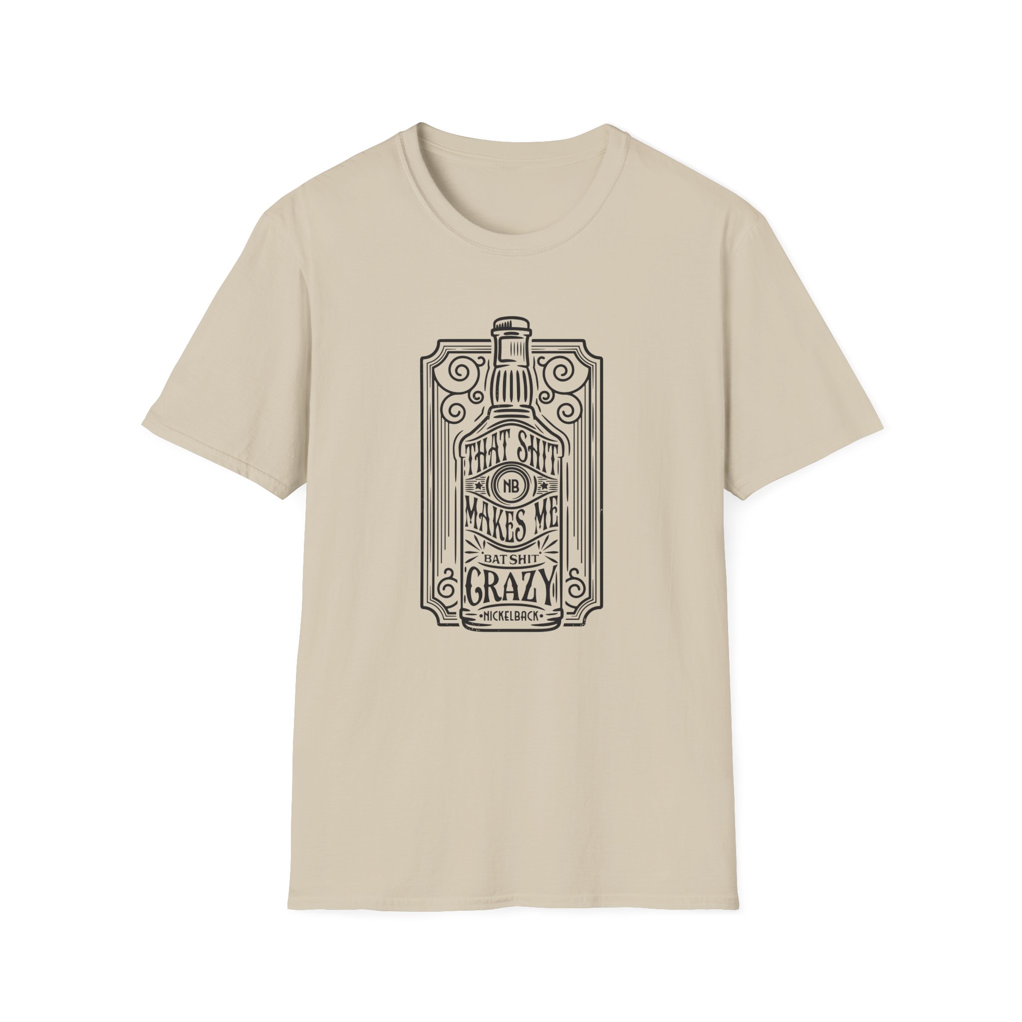 Nickelback Batshit Crazy Unisex Softstyle T-Shirt - Image 3
