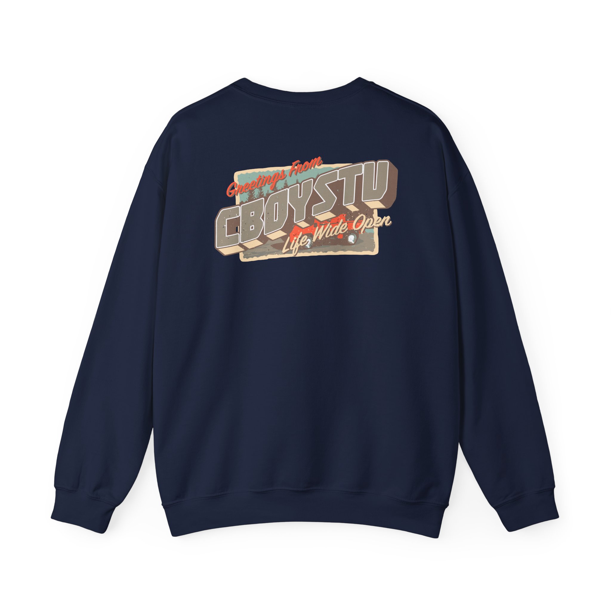 Cboystv Postcard Unisex Heavy Blend™ Crewneck Sweatshirt - Image 24