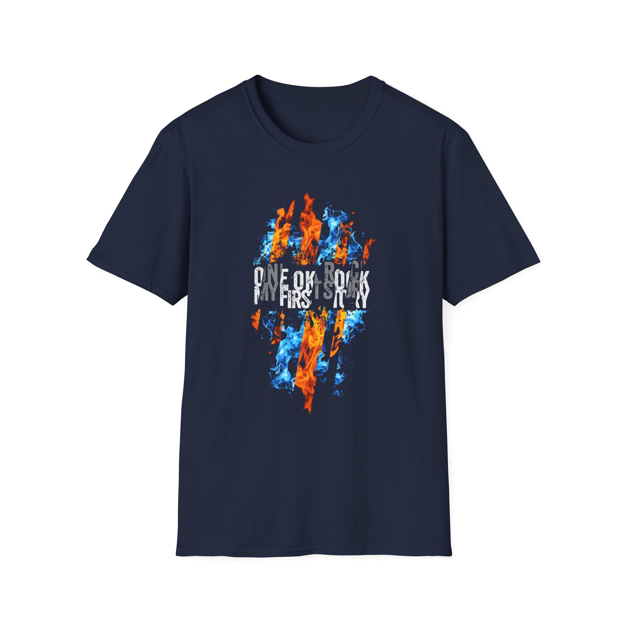 One Ok Rock vs My First Story Unisex Softstyle T-Shirt - Image 5