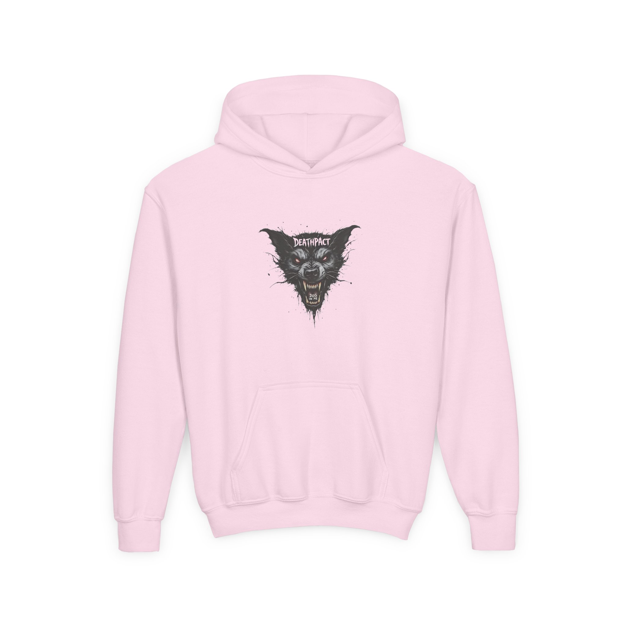 Deathpact Youth Heavy Blend Hooded Sweatshirt - Image 3