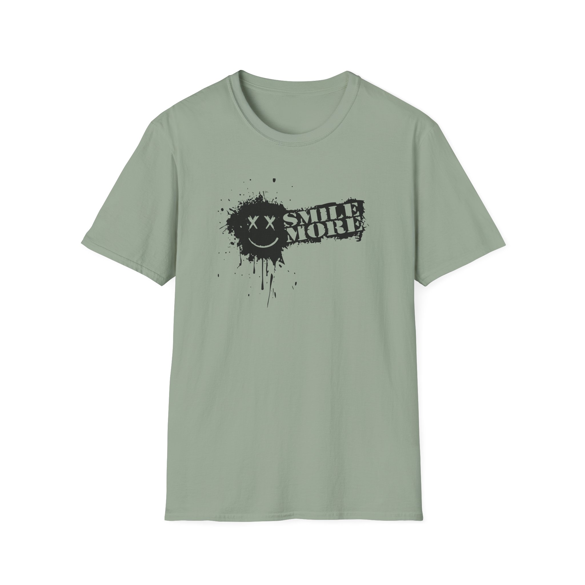 Roman Atwood Smile More Splatter Unisex Softstyle T-Shirt - Image 13