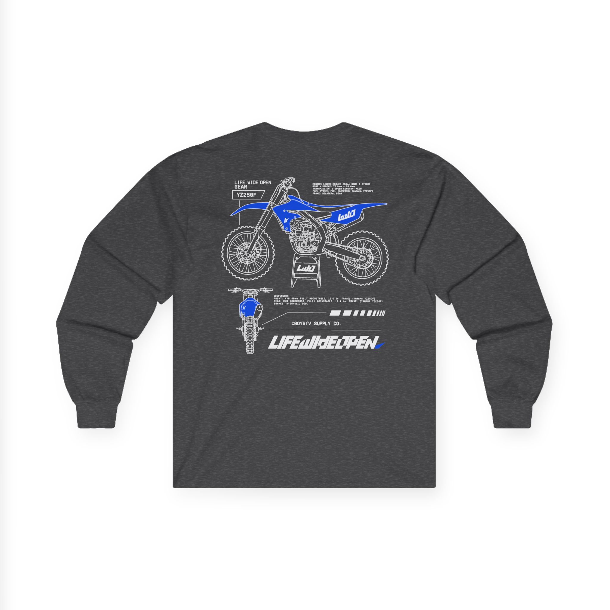 Cboystv Yamaha Spec Unisex Ultra Cotton Long Sleeve Tee - Image 10
