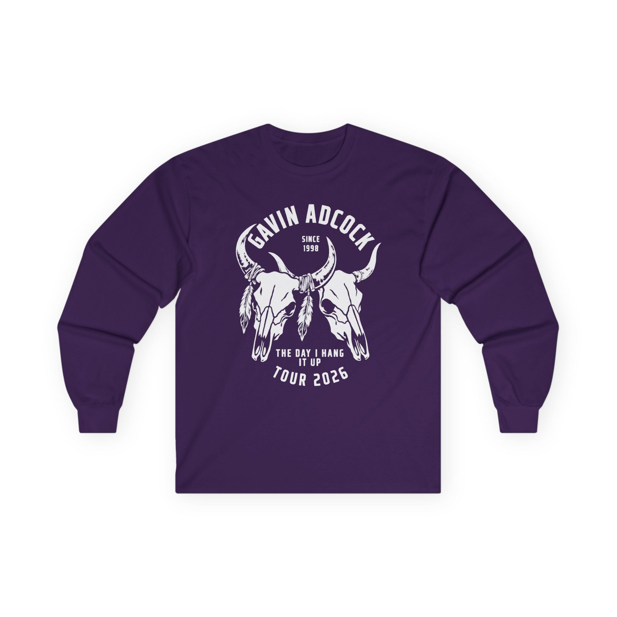 Gavin Adcock Steerhead Unisex Ultra Cotton Long Sleeve Tee - Image 15