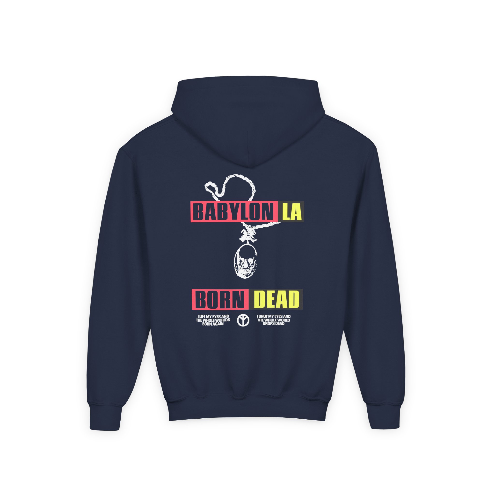 Babylon Born Dead Youth Heavy Blend Hooded Sweatshirt - Image 6