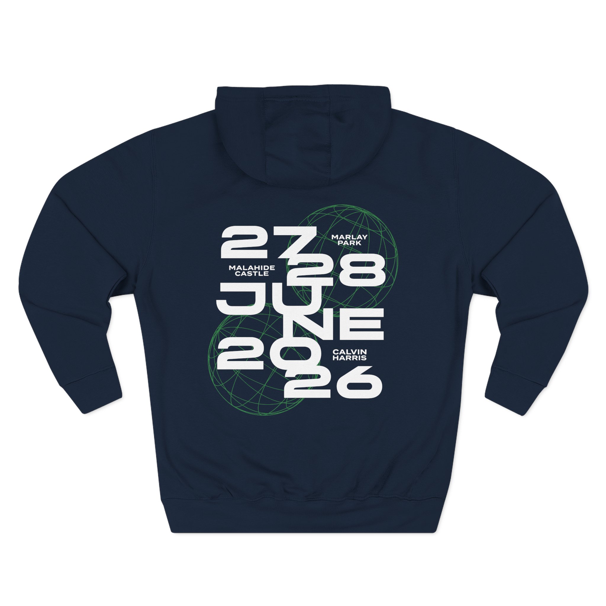 Calvin Harris Wireframe Marlay Park Three-Panel Fleece Hoodie - Image 6