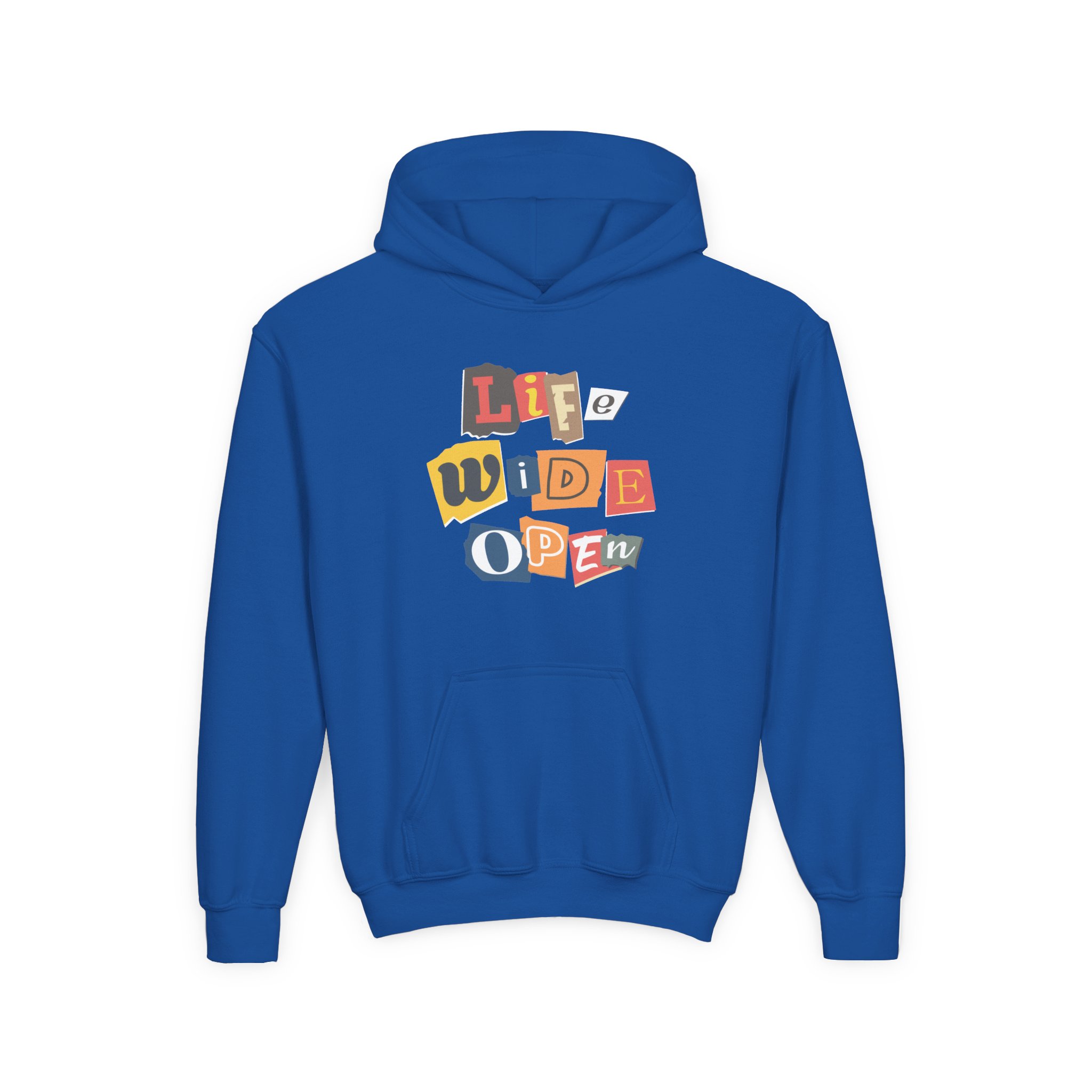 Cboystv Ransom Note Youth Heavy Blend Hooded Sweatshirt - Image 9