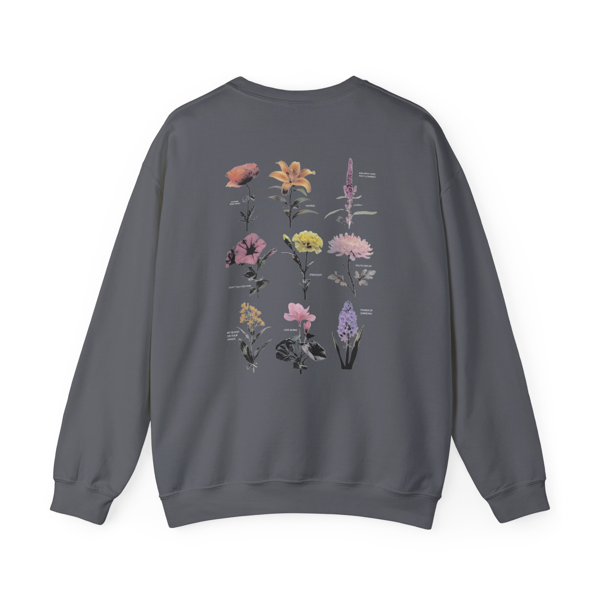 Paleface Swiss Hidden Flowers Unisex Heavy Blend™ Crewneck Sweatshirt - Image 10