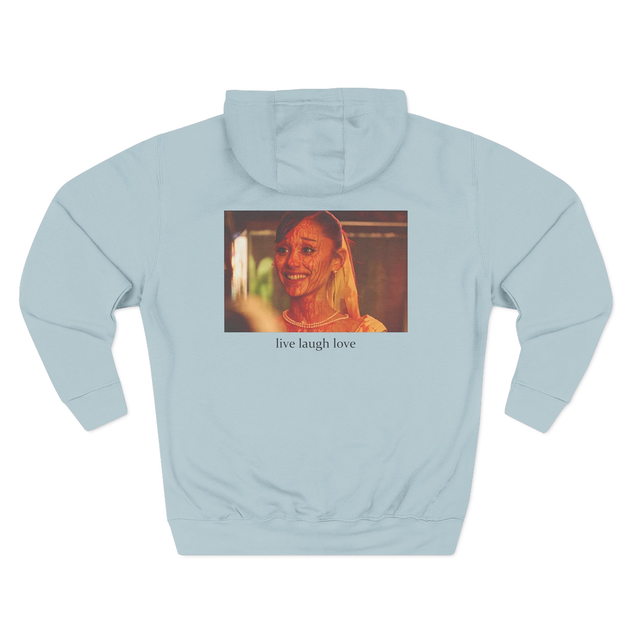 AG petal live laugh love Three-Panel Fleece Hoodie - Image 12