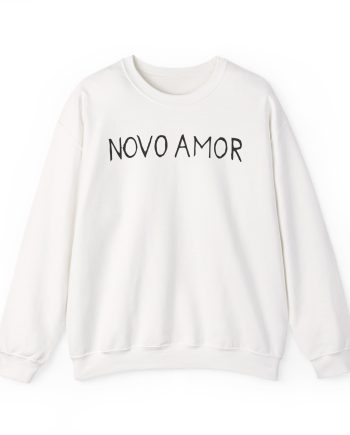 Novo Amor Text Unisex Heavy Blend™ Crewneck Sweatshirt