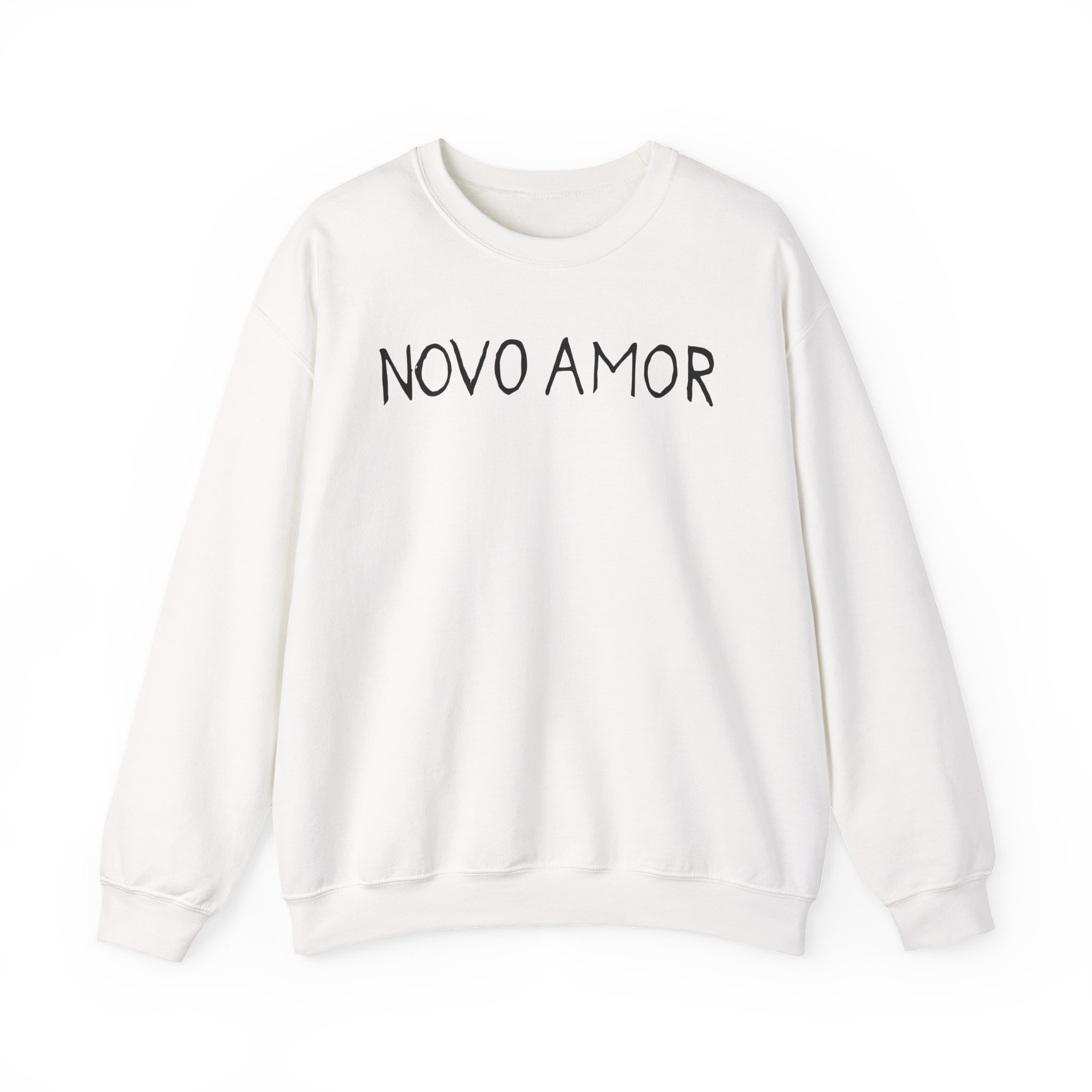 Novo Amor Text Unisex Heavy Blend™ Crewneck Sweatshirt