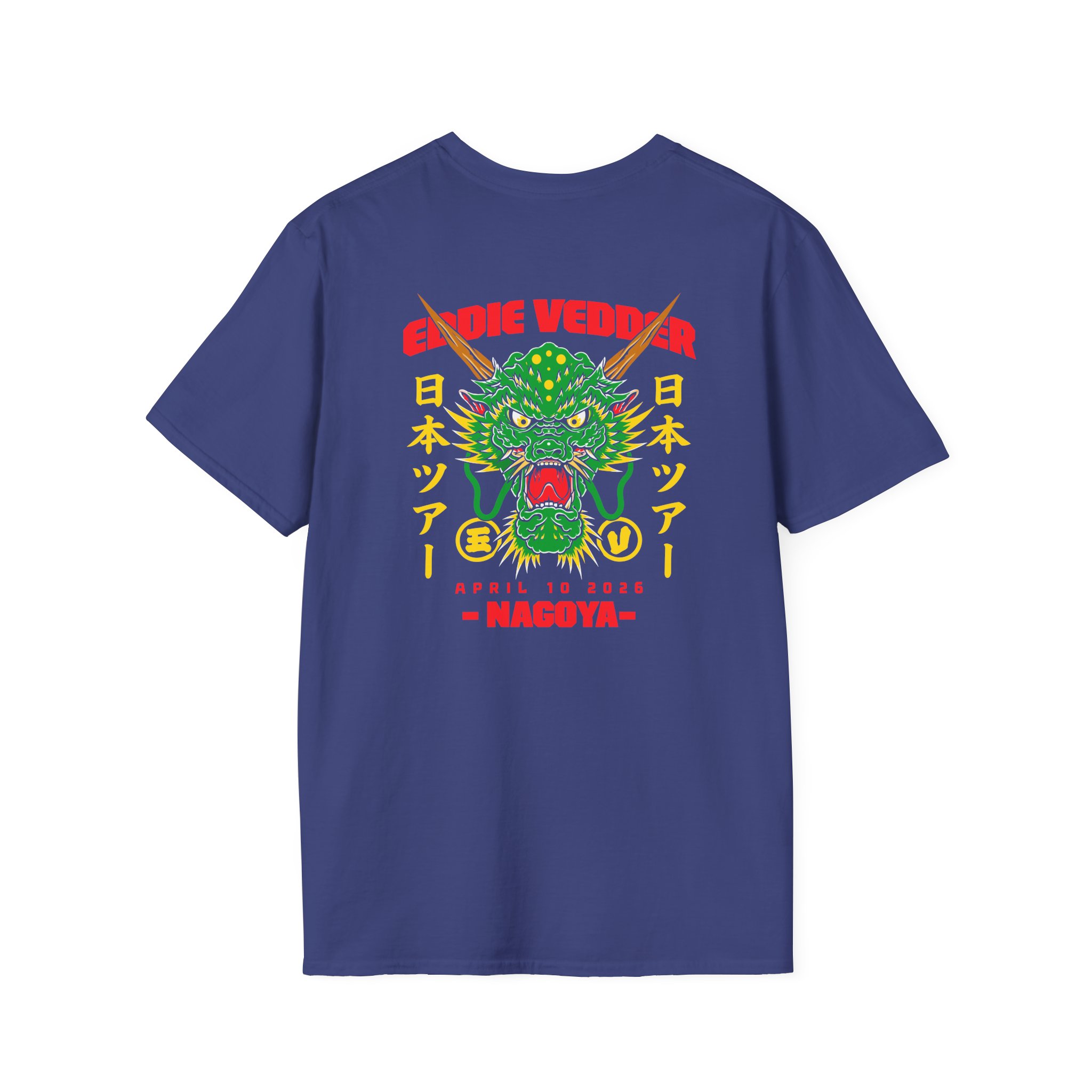 Eddie Vedder 2026 Nagoya Unisex Softstyle T-Shirt - Image 10