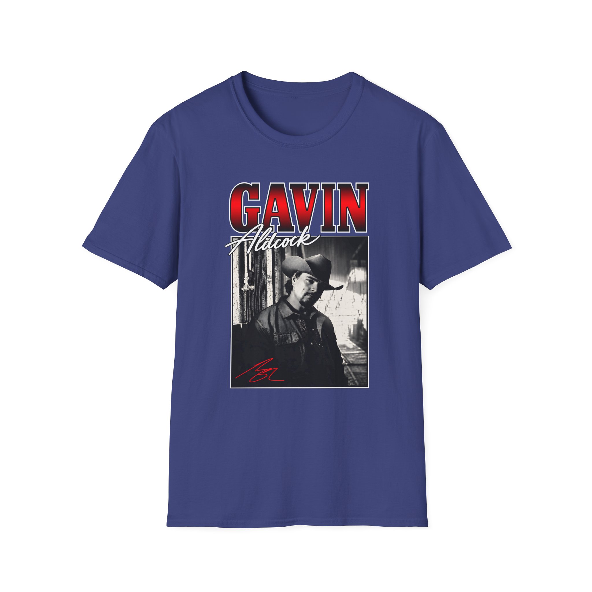 Gavin Adcock Signature Unisex Softstyle T-Shirt - Image 15