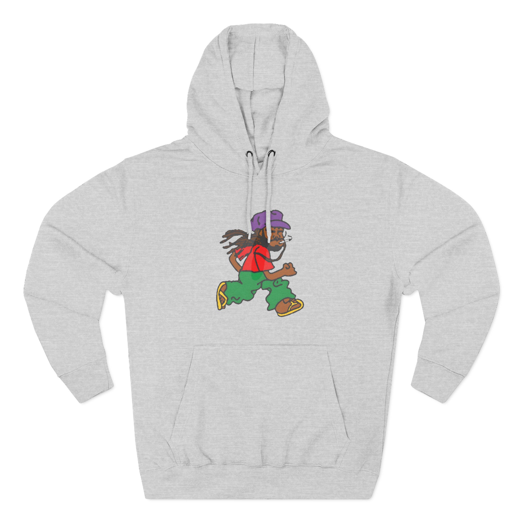 Aminé Running Man Three-panel Fleece Hoodie - Image 3