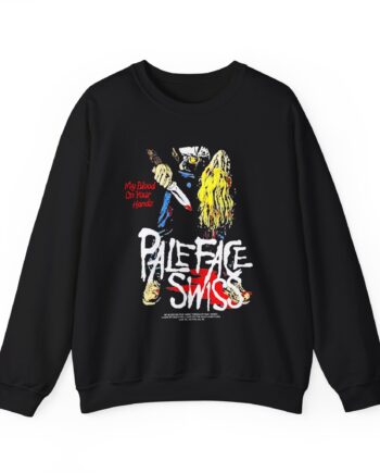 Paleface Swiss My Blood on Your Hands Washed Out Unisex Heavy Blend™ Crewneck Sweatshirt