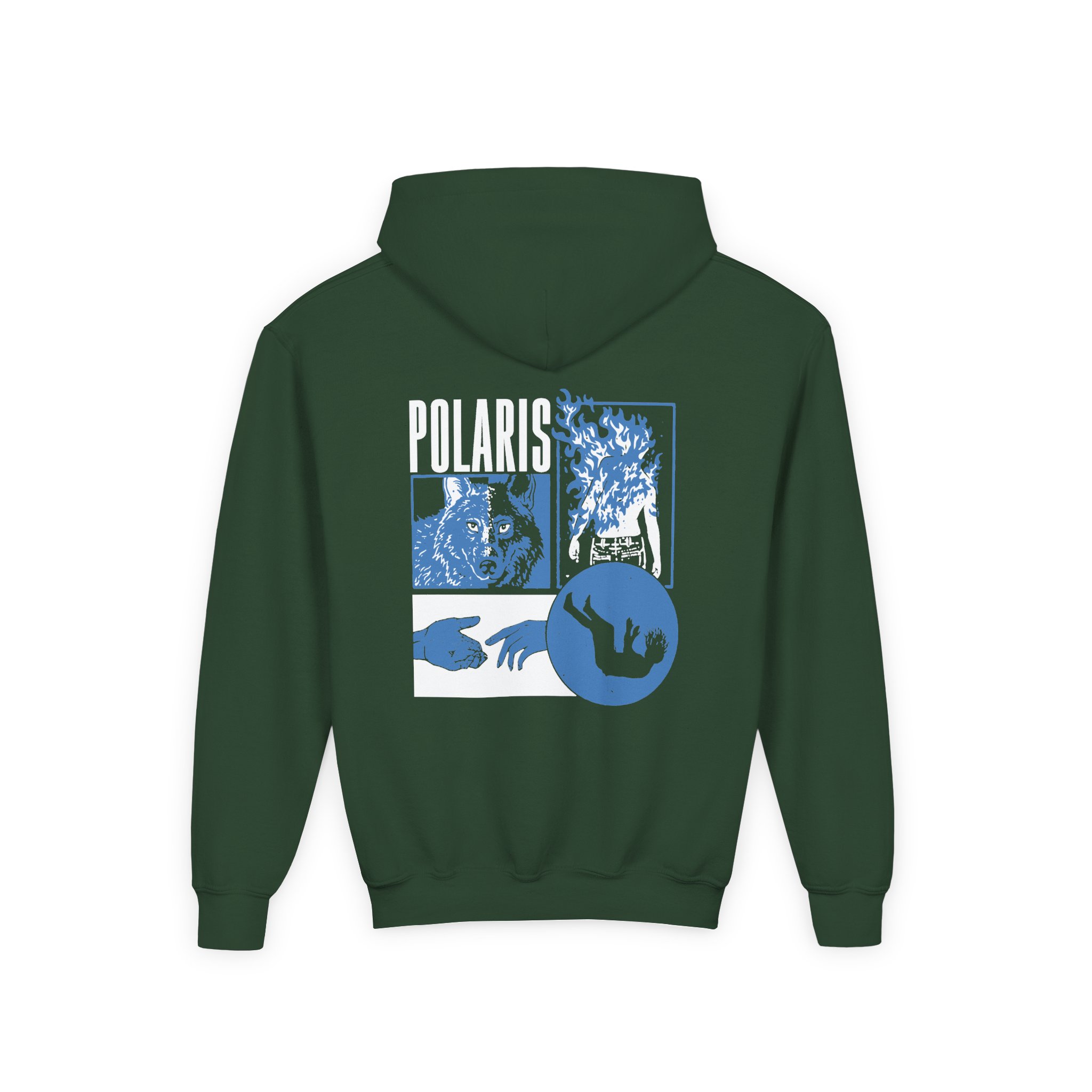 Polaris Icons Youth Heavy Blend Hooded Sweatshirt - Image 4